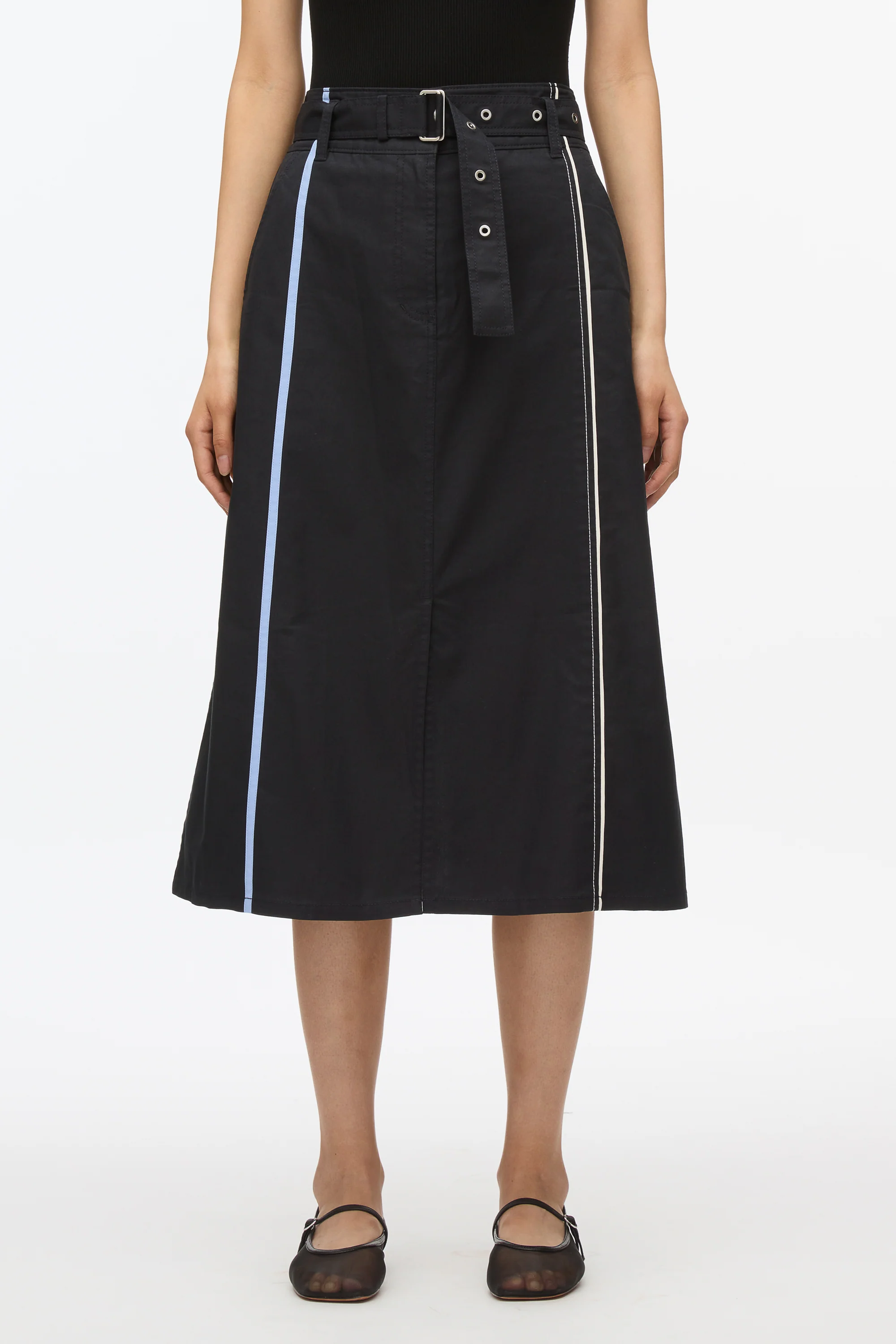 3.1 x Shopbop A-Line Belted Utility Skirt - Image 2