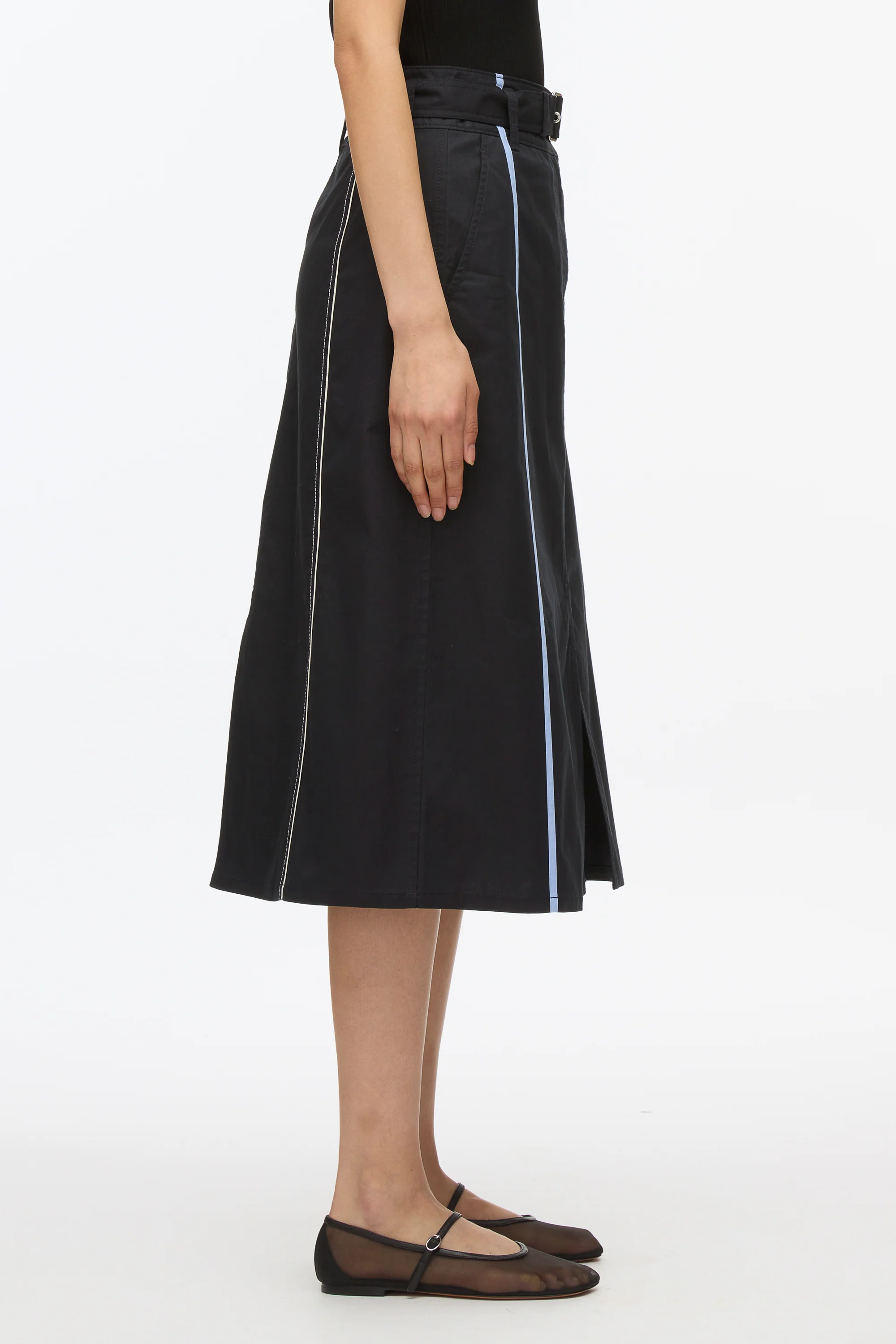 3.1 x Shopbop A-Line Belted Utility Skirt - Image 3