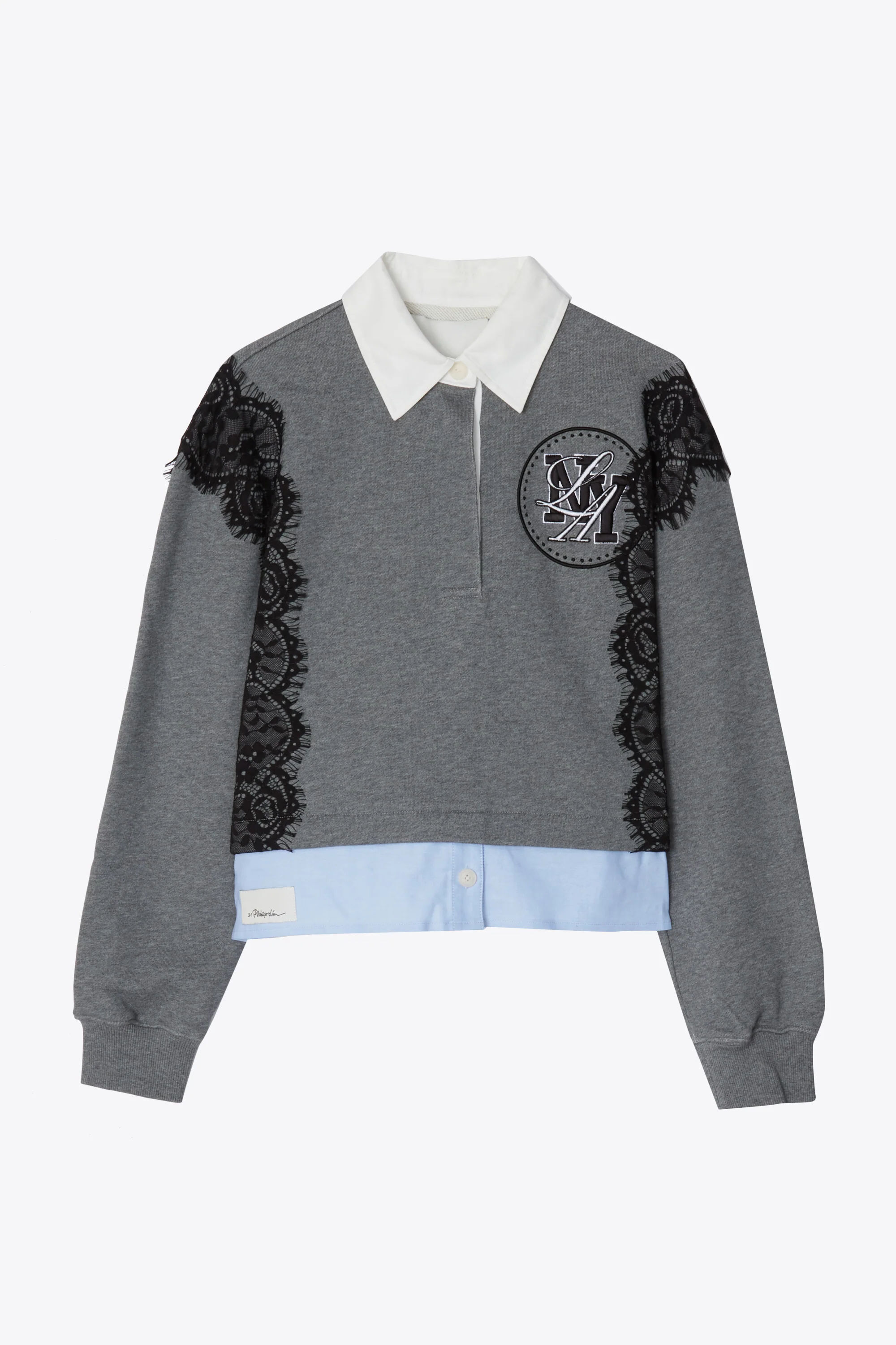 3.1 x Shopbop Cropped Rugby Combo Sweatshirt