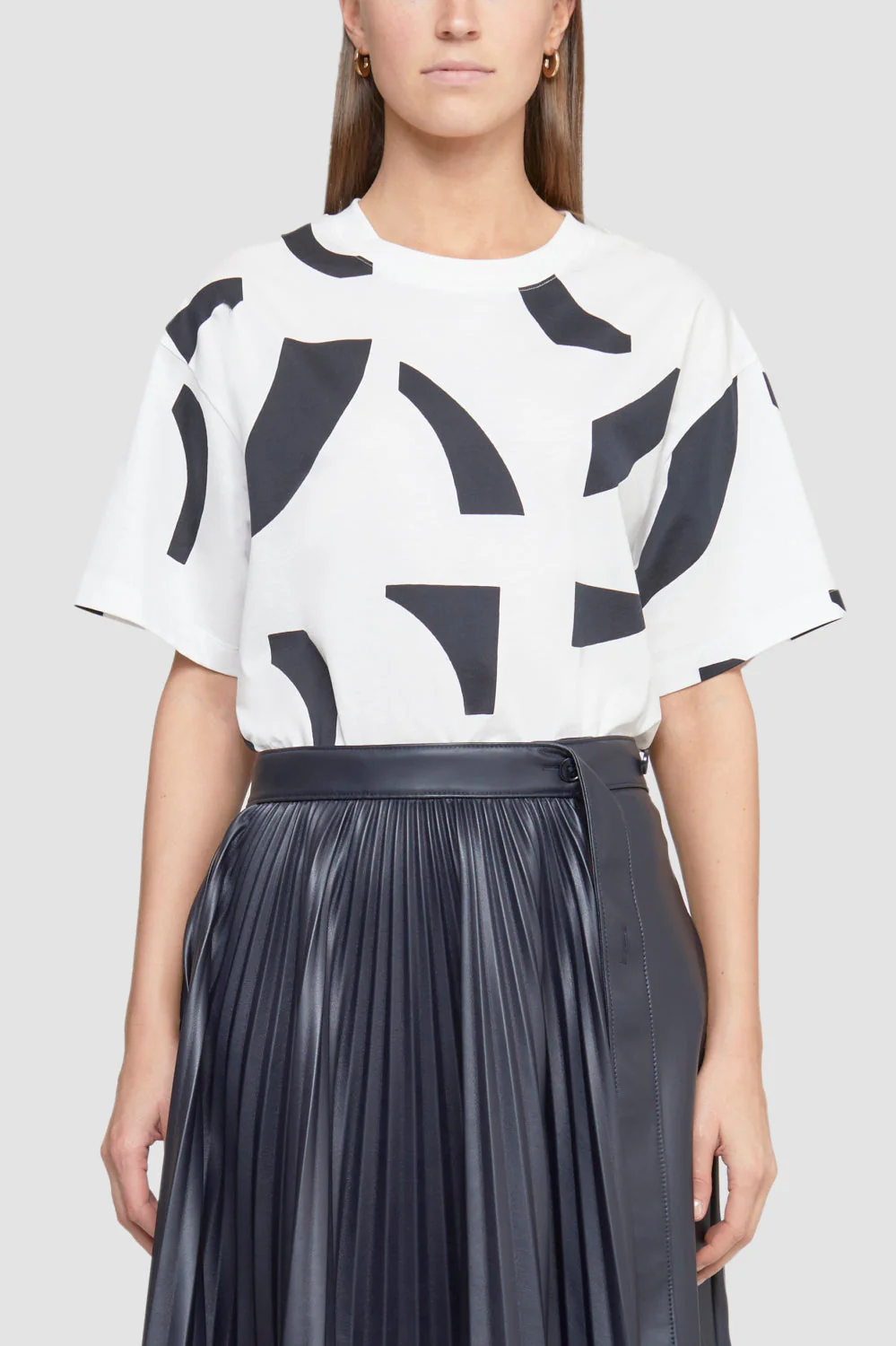 Abstract Tile Oversized Ss T-Shirt - Image 2