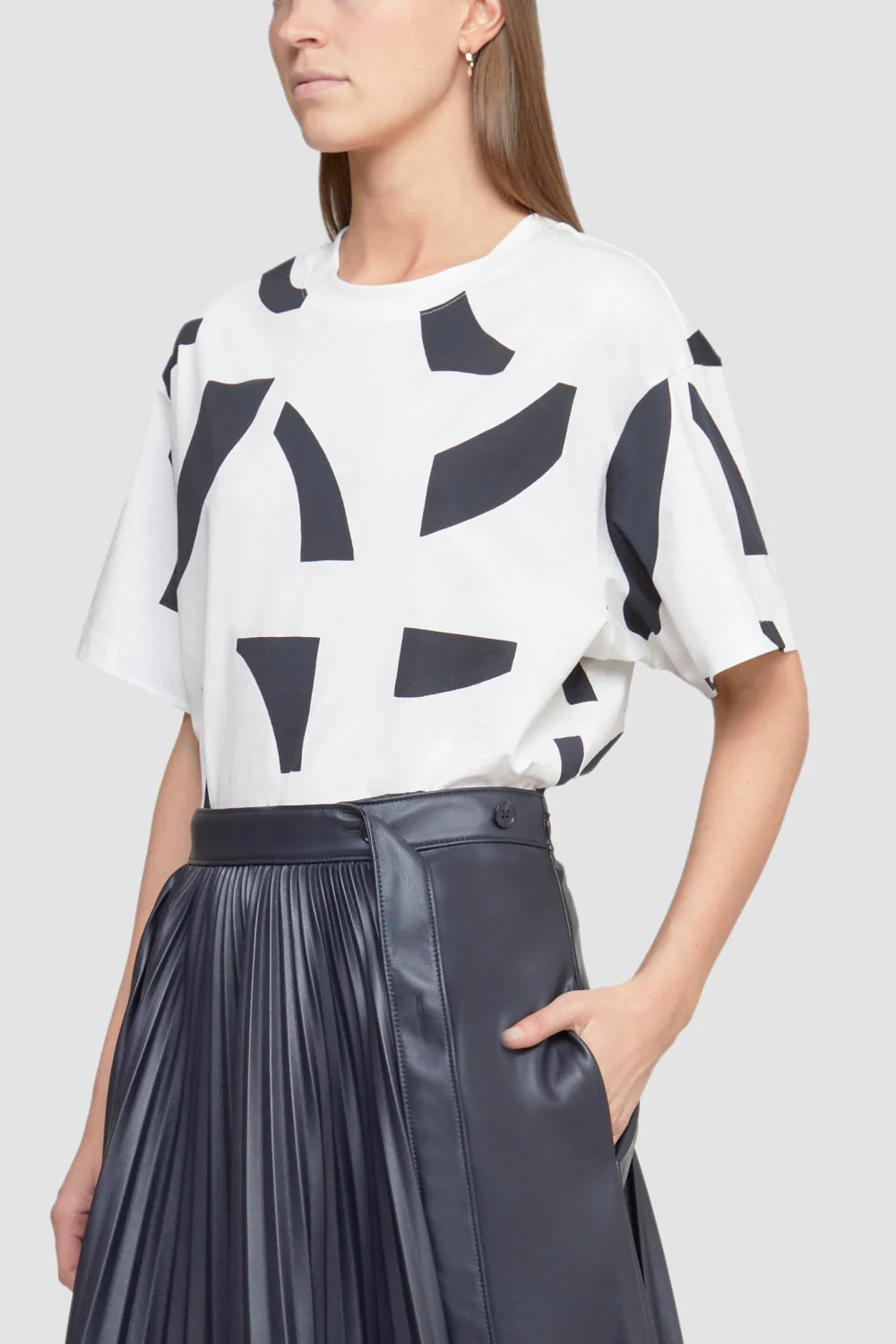 Abstract Tile Oversized Ss T-Shirt - Image 3