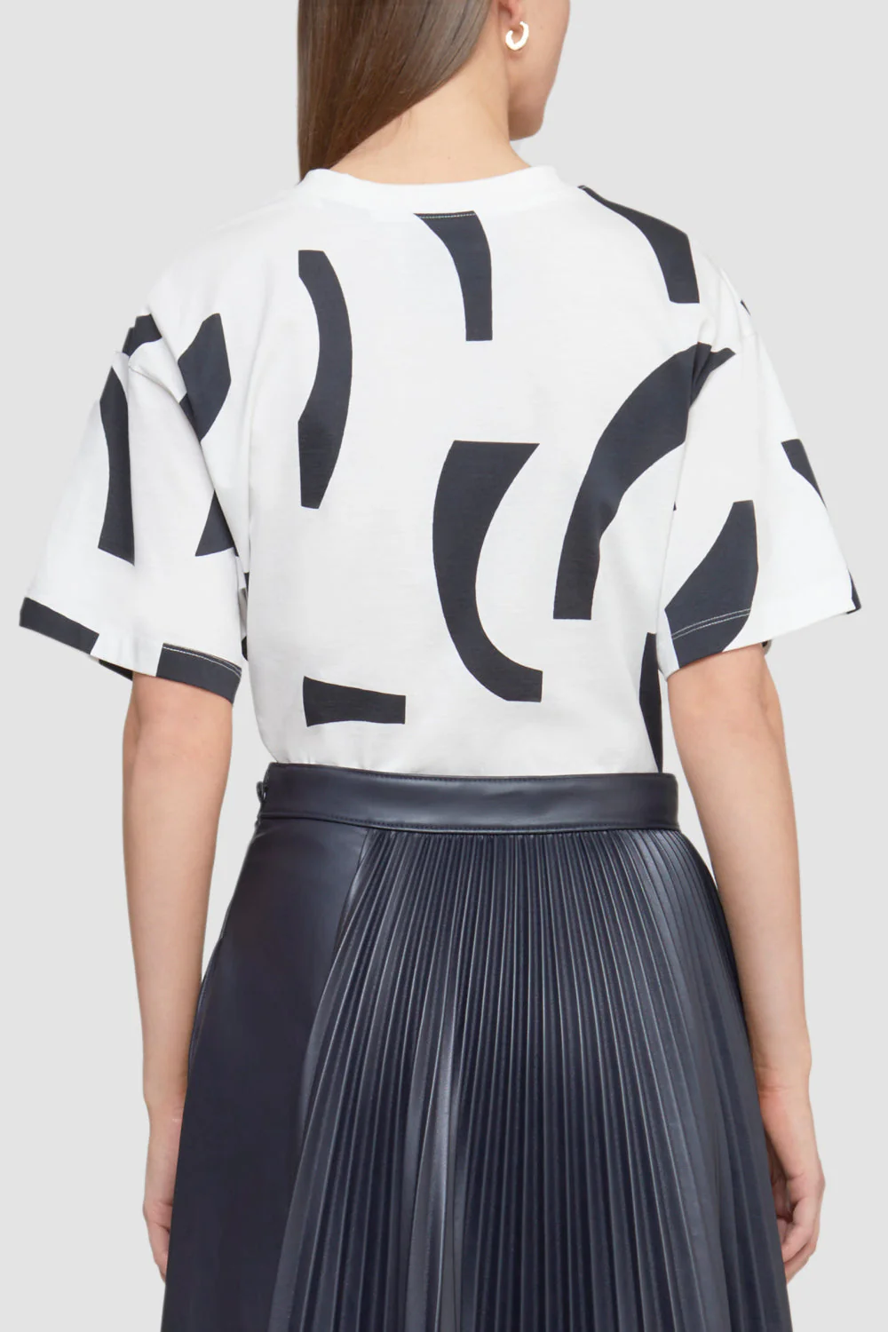 Abstract Tile Oversized Ss T-Shirt - Image 4