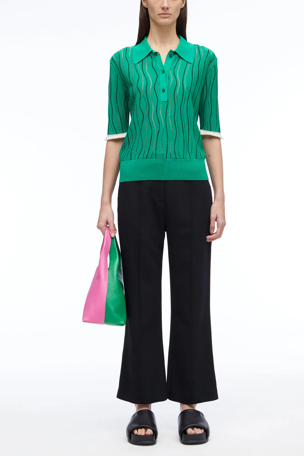 Art Nouveau Jacquard Polo Shirt - Image 6