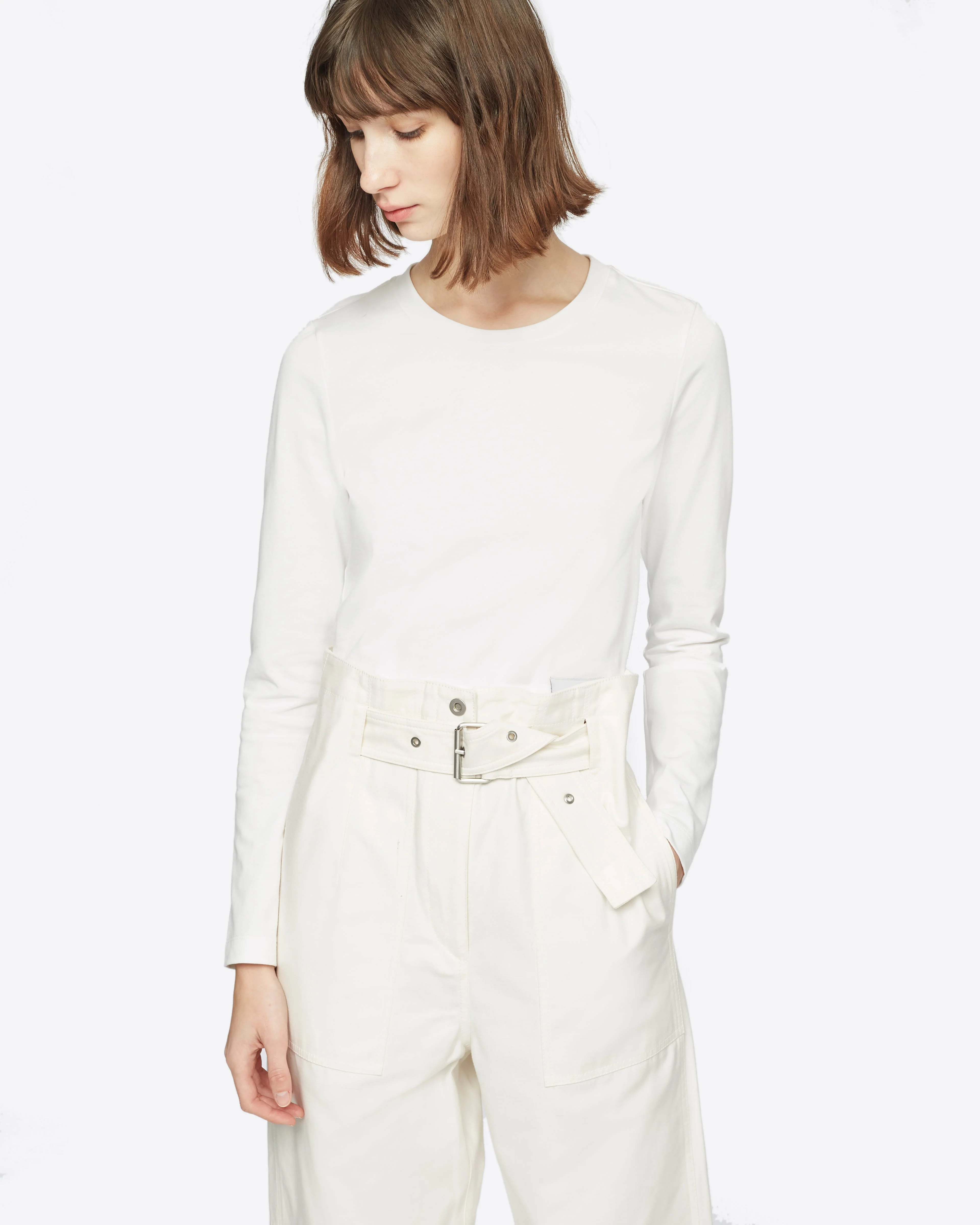 Belted Cargo Pant with Zipper - Image 2