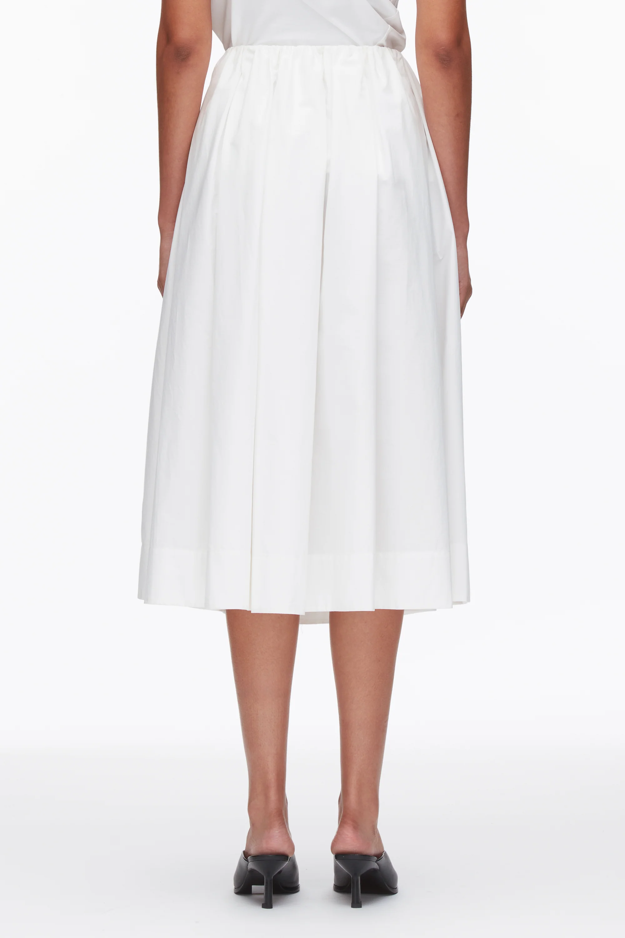 Belted Gathered Midi Skirt - Image 5