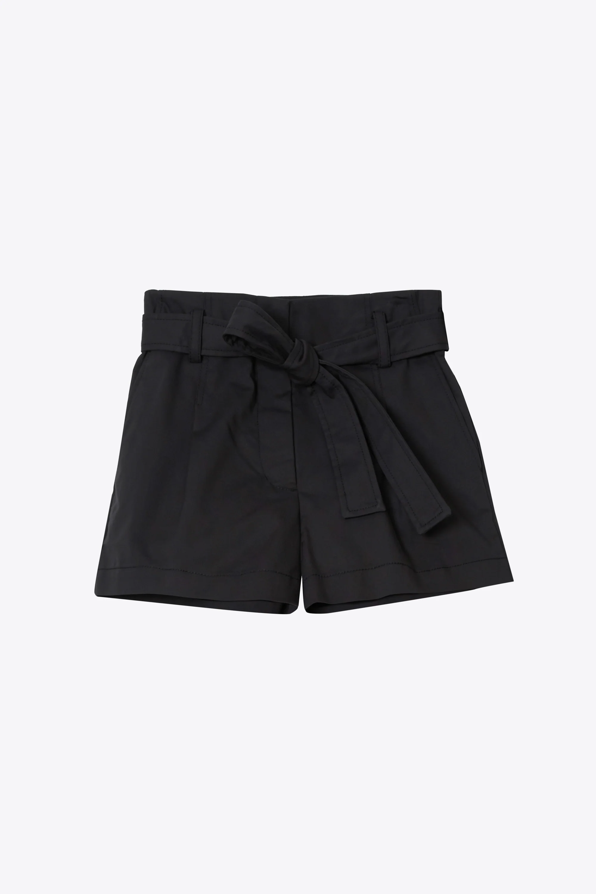 Belted High Waist Shorts