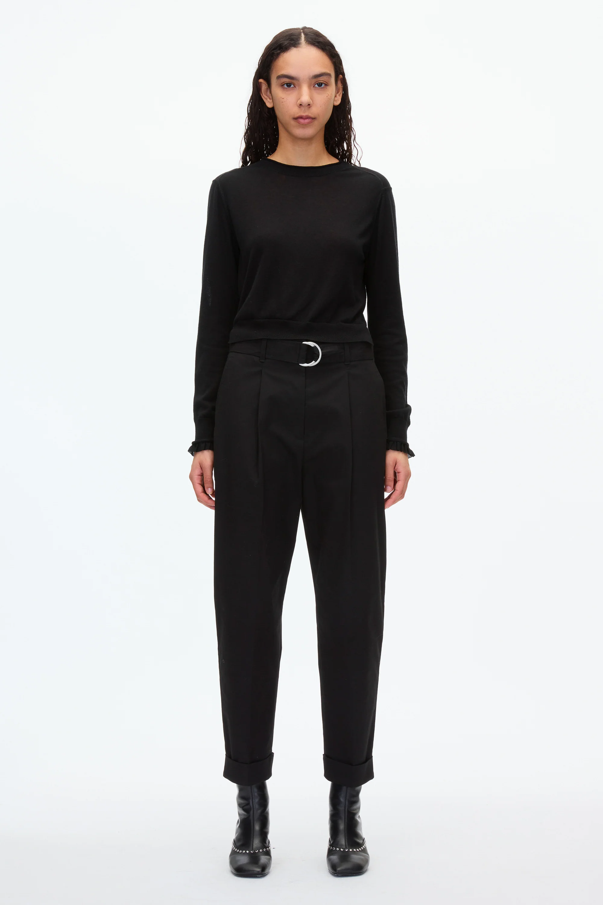 Pleated Carrot Pant - Image 2