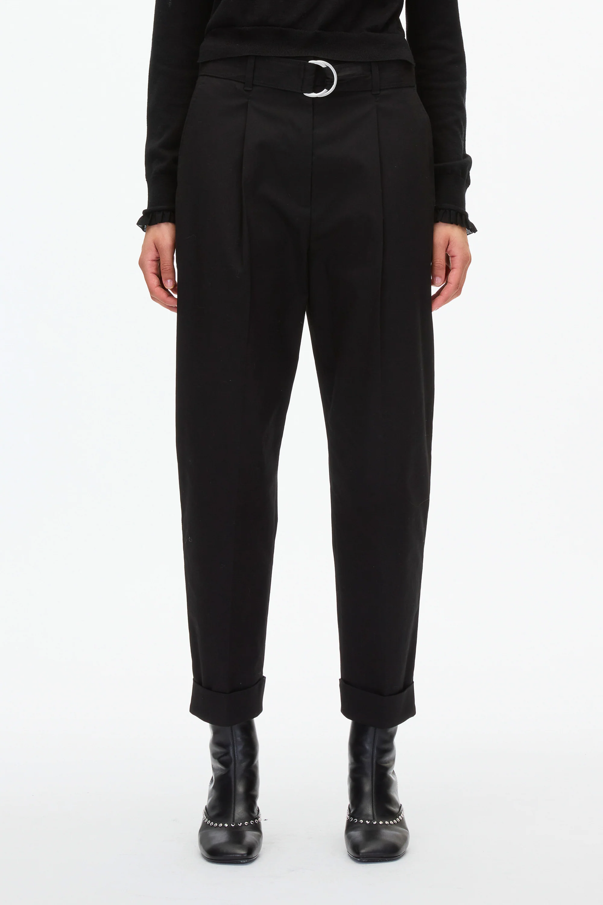 Pleated Carrot Pant - Image 3
