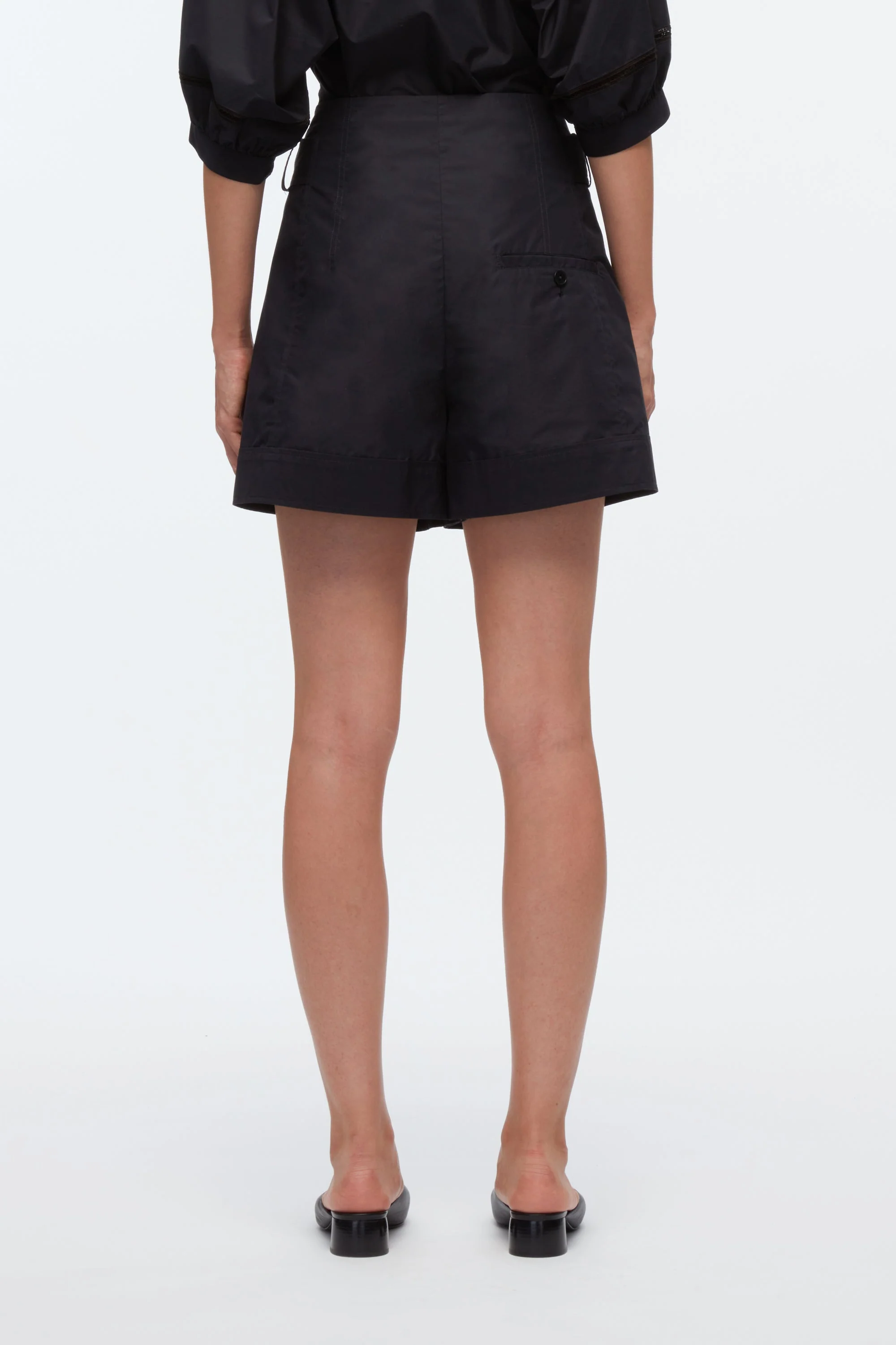 Belted Shorts With Cuffs - Image 4