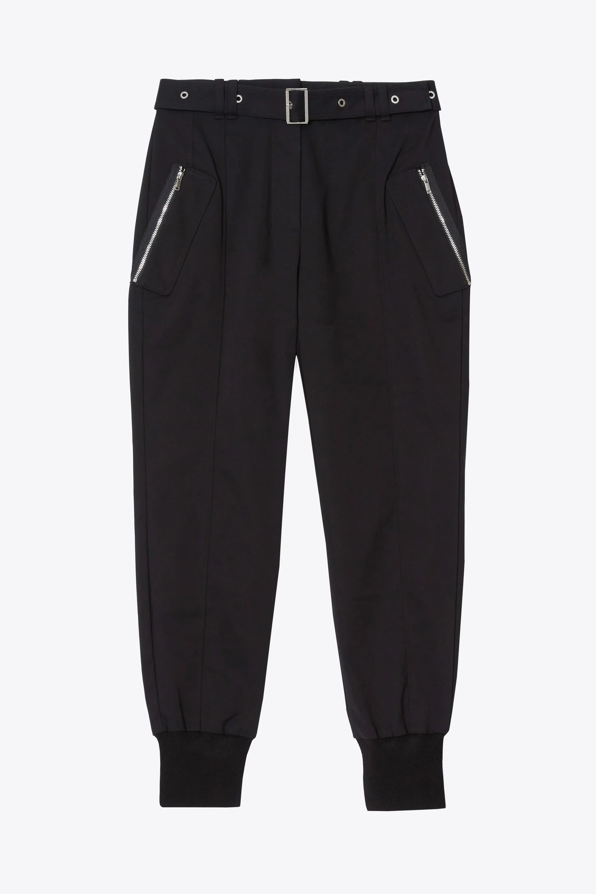 Belted Waist Utility Jogger