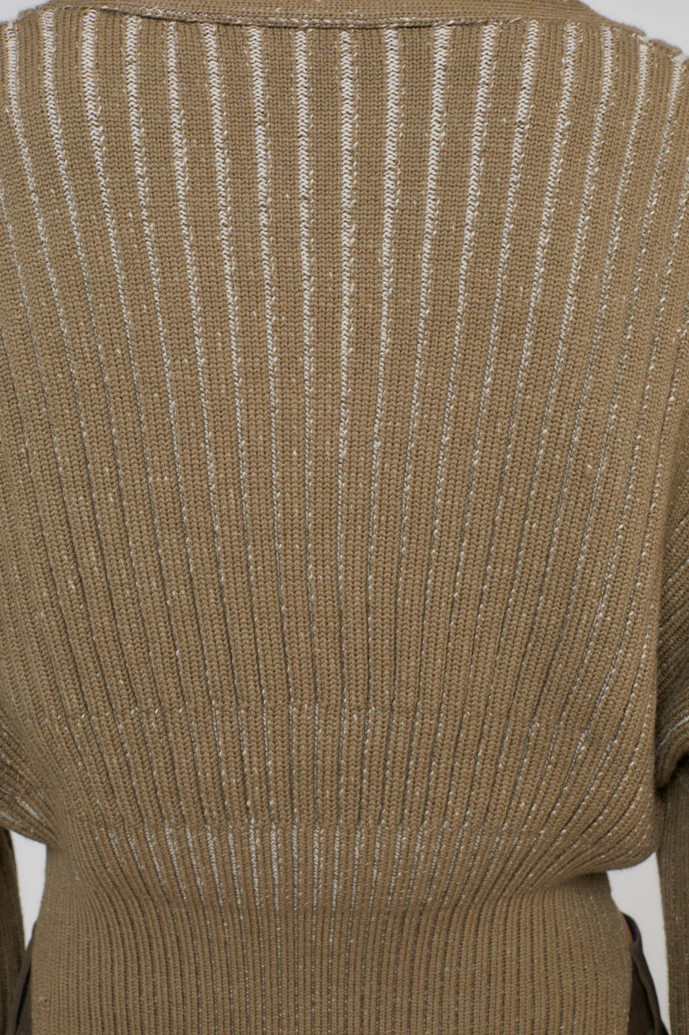Bi Color Rib Longsleeve Cardigan - Image 5