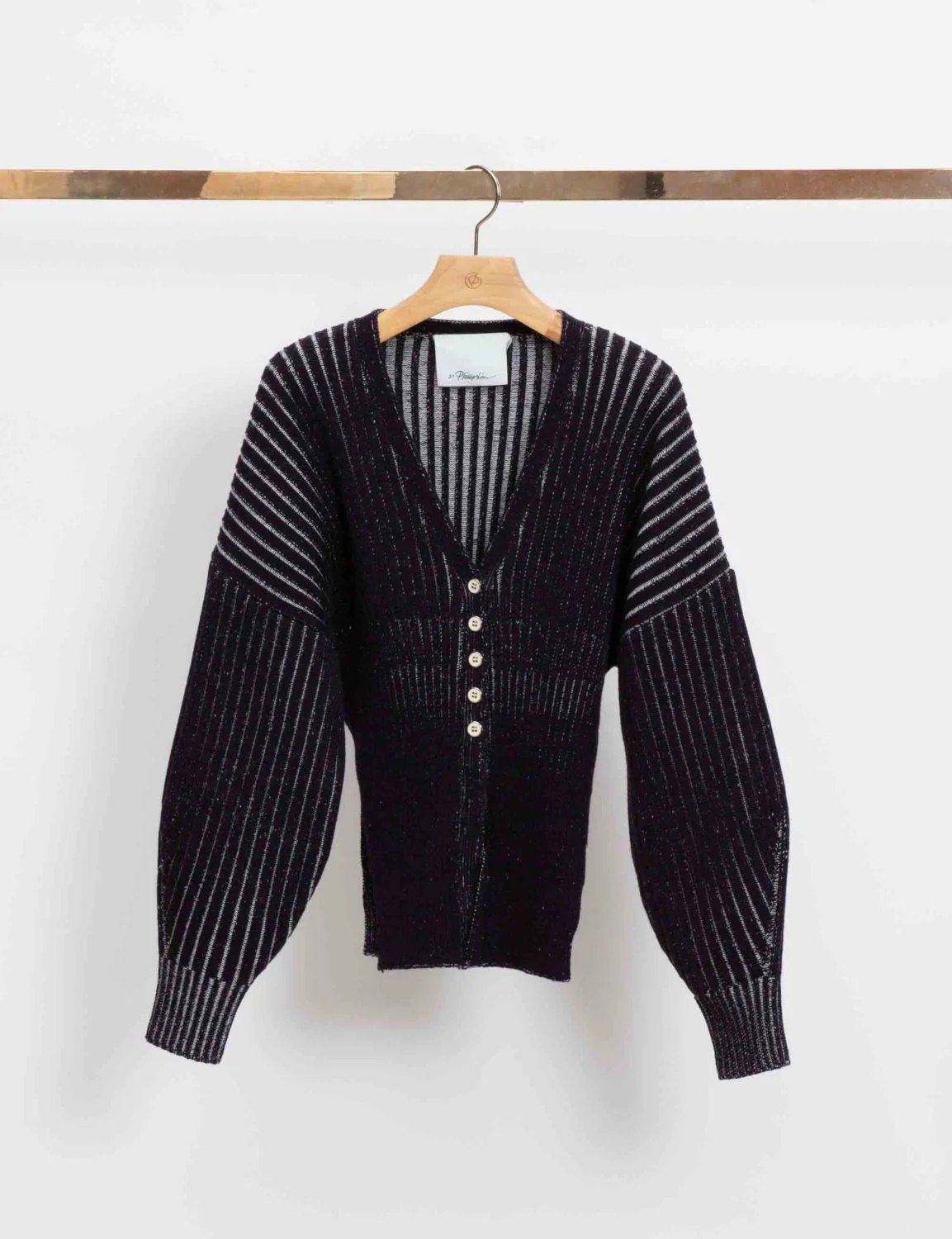 Bi Color Rib Longsleeve Cardigan - Image 6