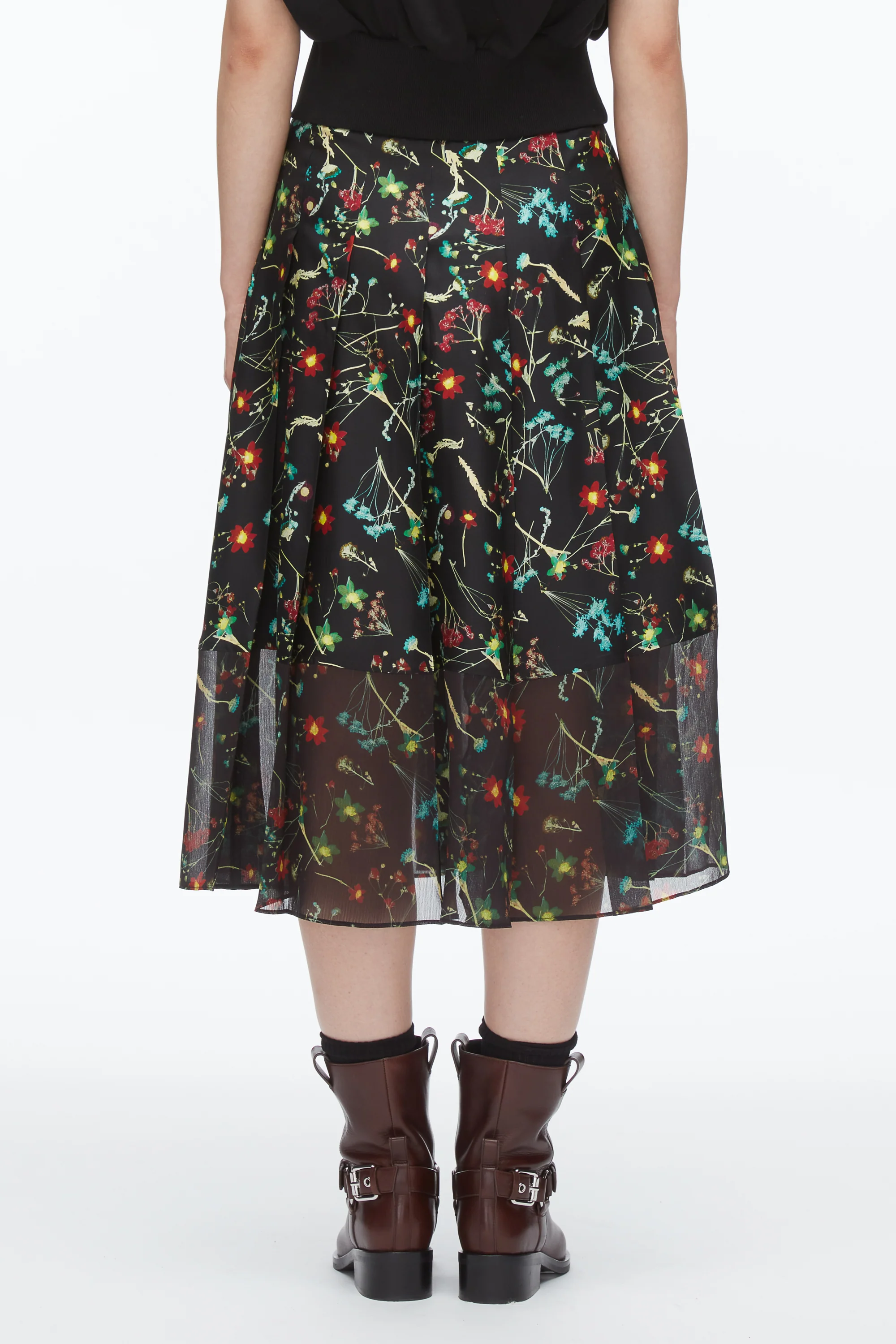 Bliss Floral Pleated Skirt - Image 5