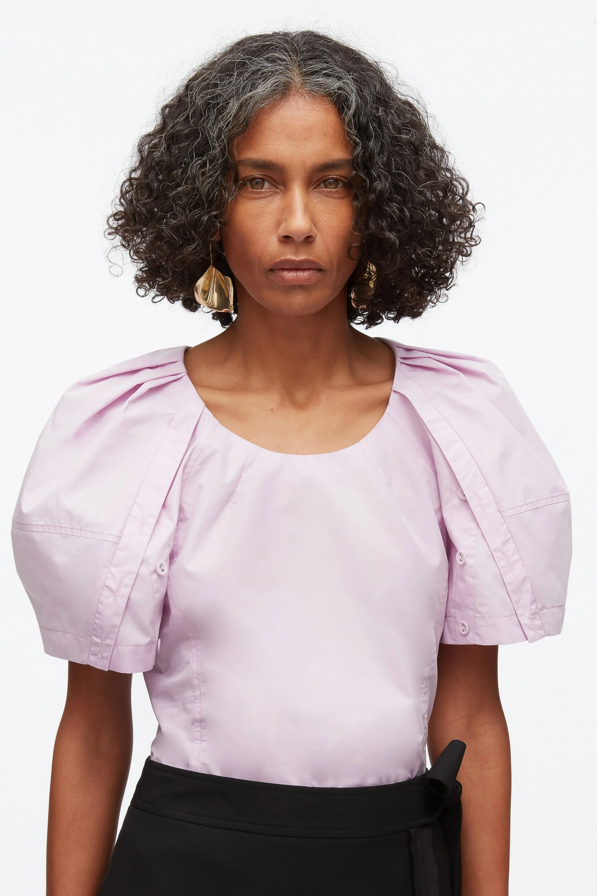 Bloom Sleeve Scoop Neck Top - Image 11