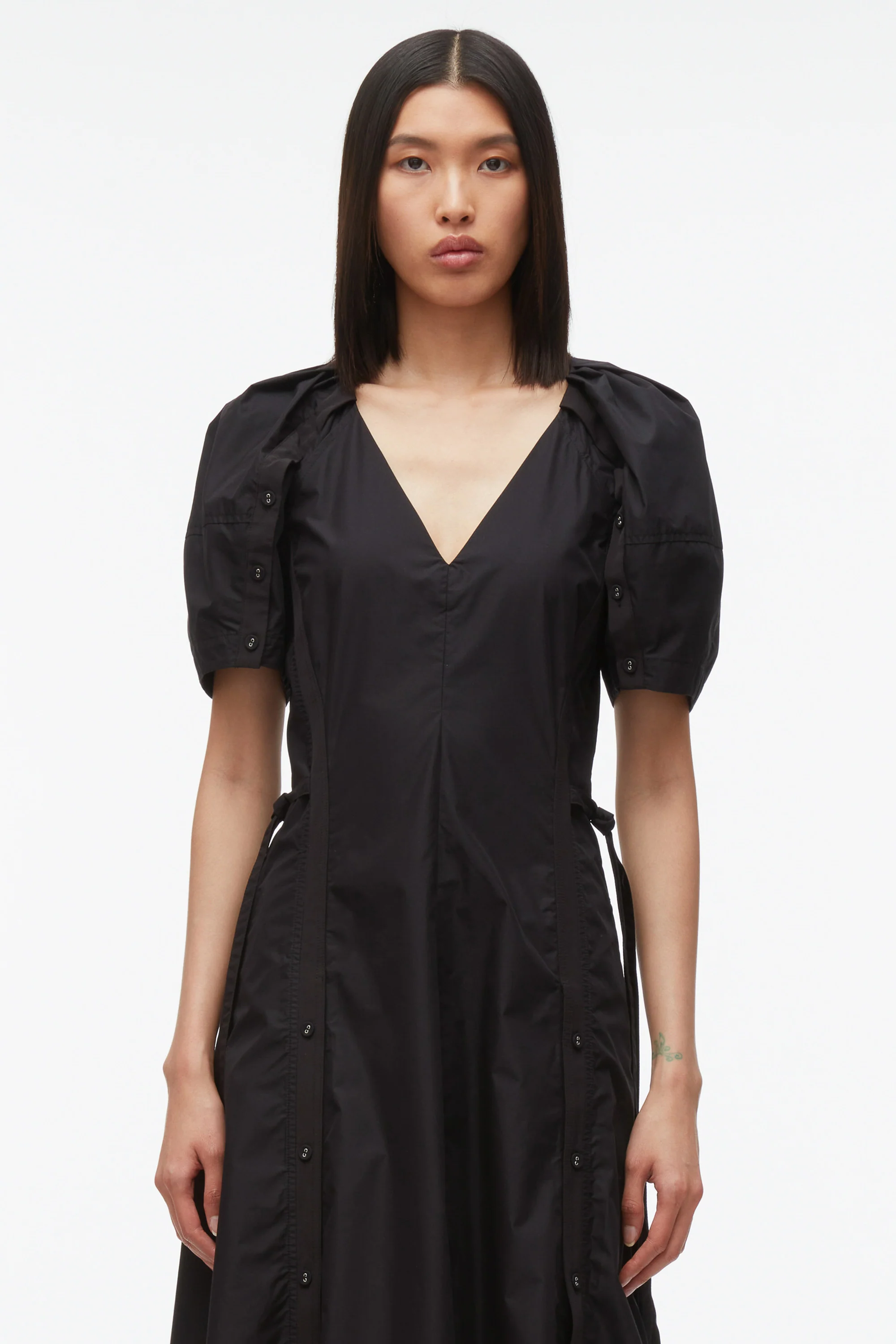 Bloom Sleeve V-Neck Dress - Image 10