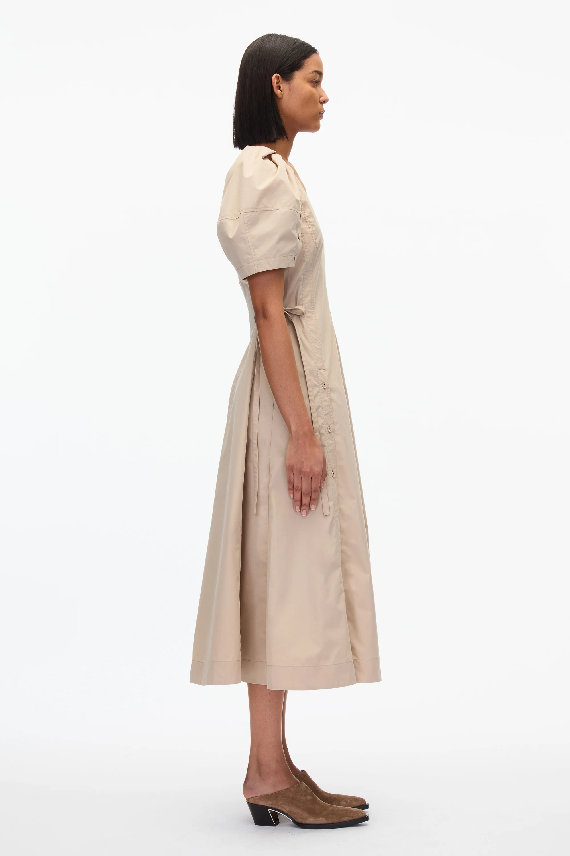 Bloom Sleeve V-Neck Dress - Image 12