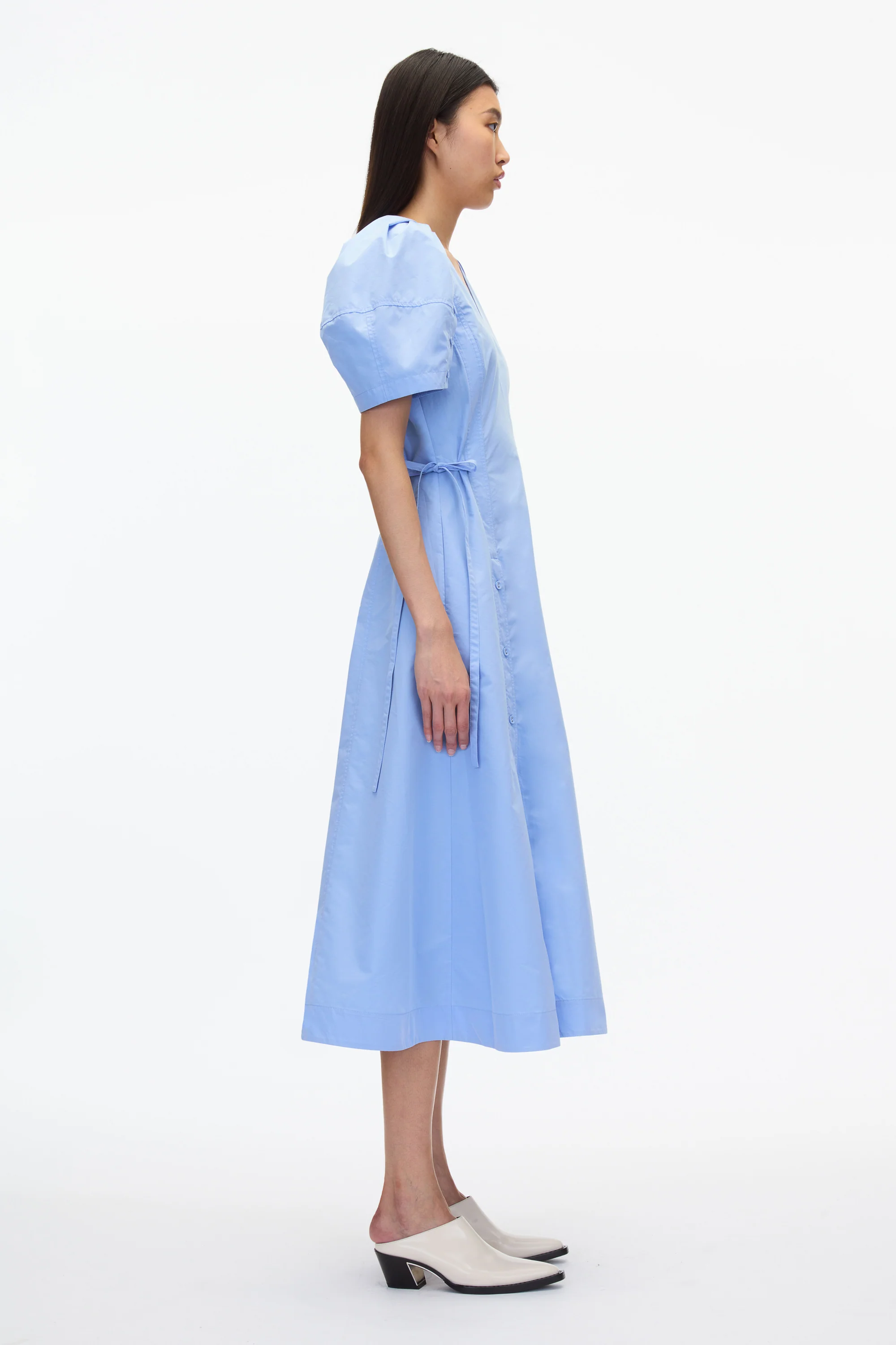Bloom Sleeve V-Neck Dress - Image 16