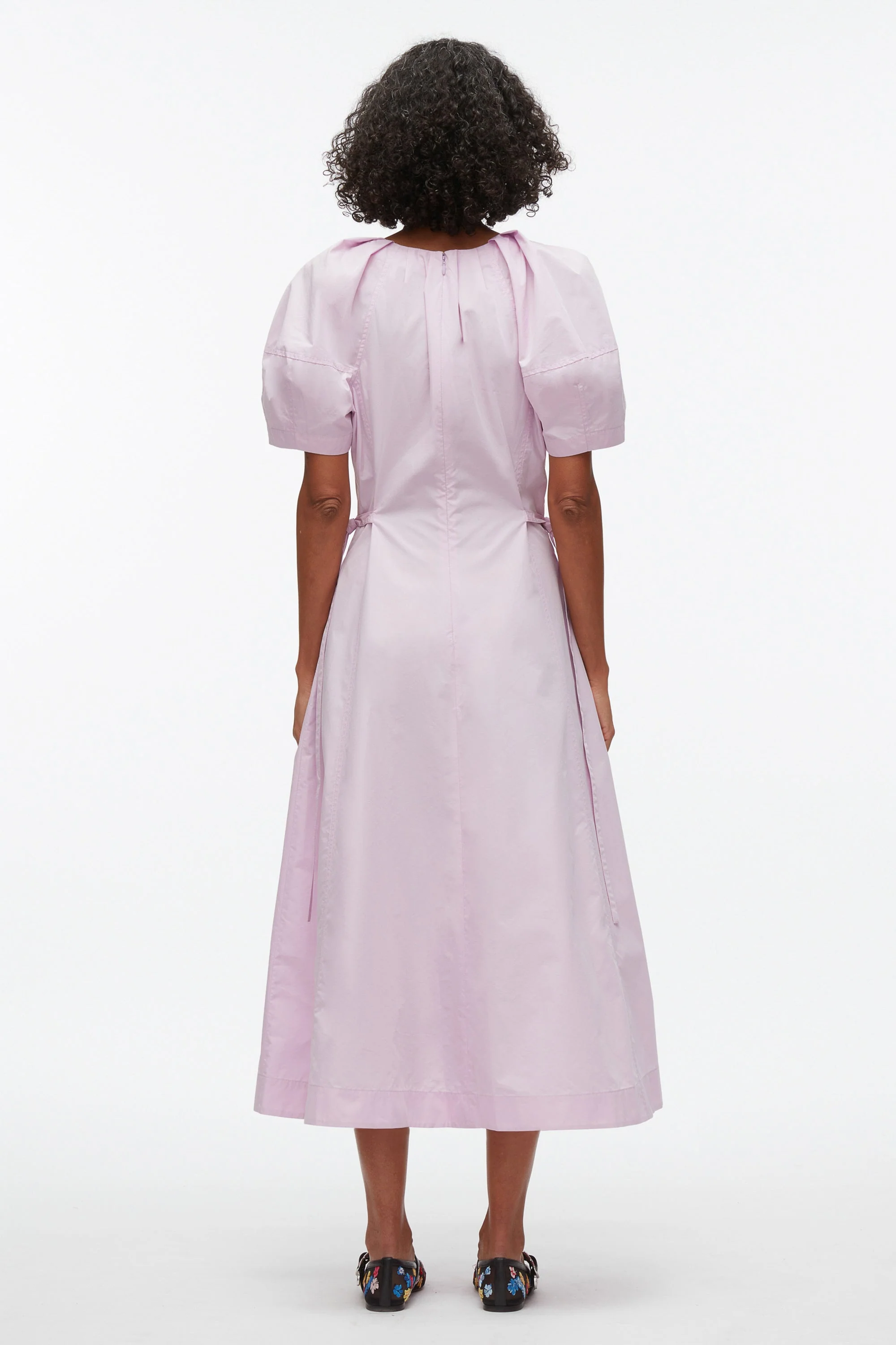 Bloom Sleeve V-Neck Dress - Image 4