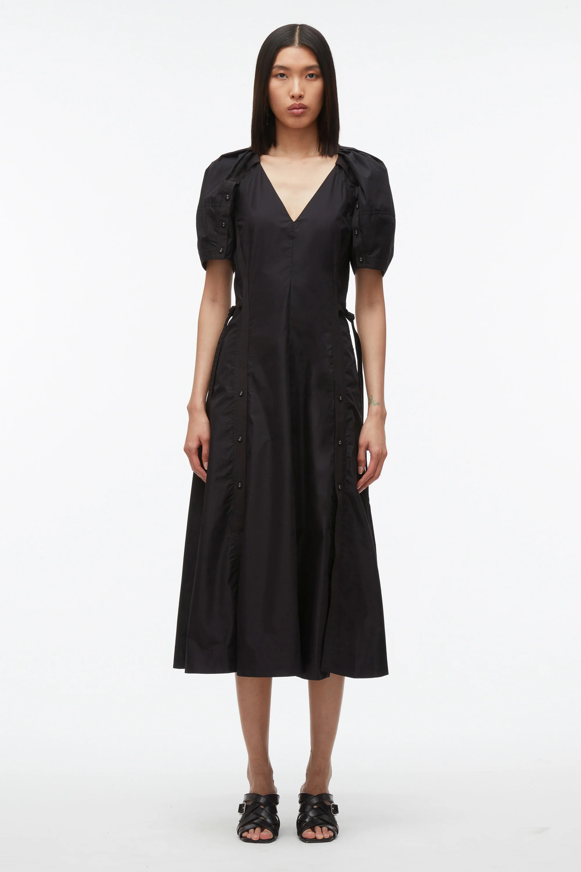 Bloom Sleeve V-Neck Dress - Image 7