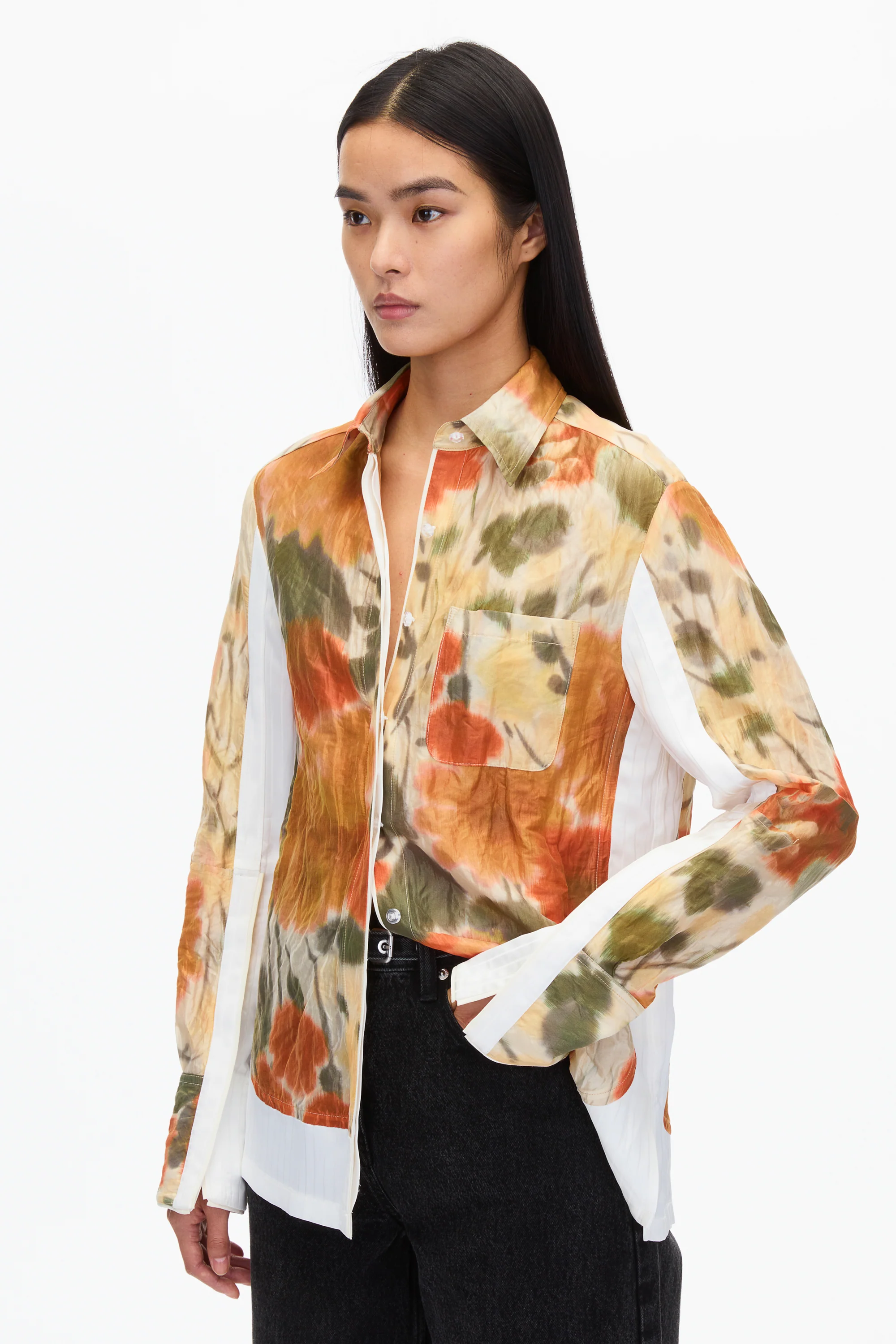 Blurred Marigold PJ Shirt - Image 4