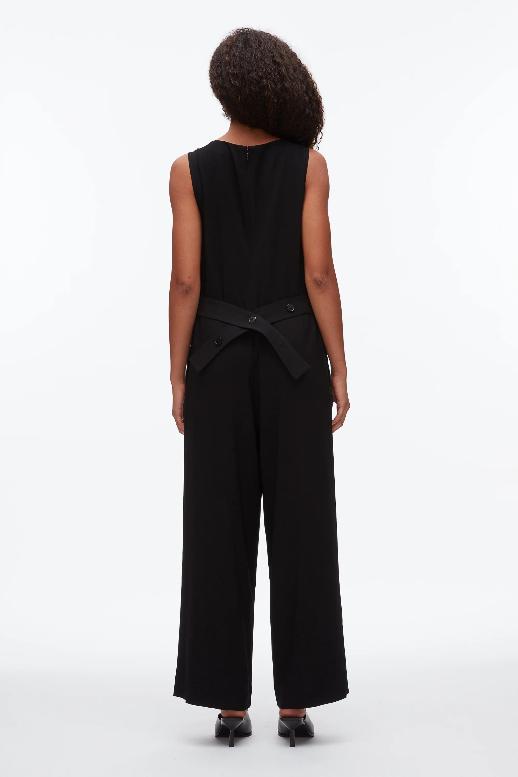 Crepe Column Jumpsuit - Image 4