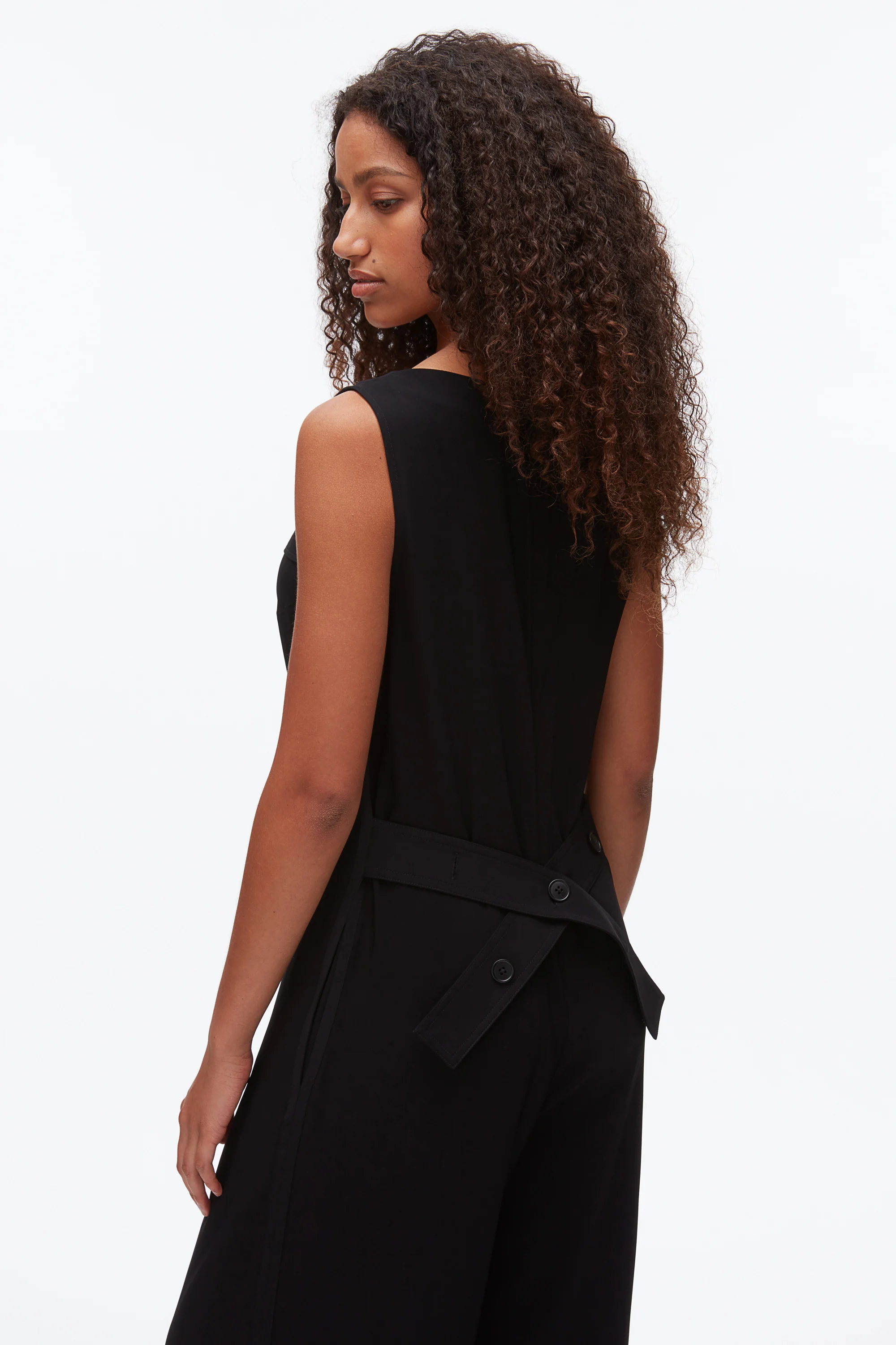 Crepe Column Jumpsuit - Image 6