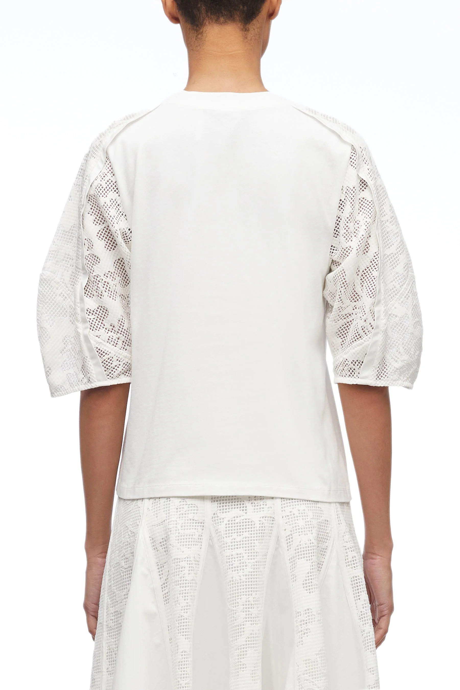 Bonded Lace Combo T-Shirt - Image 4
