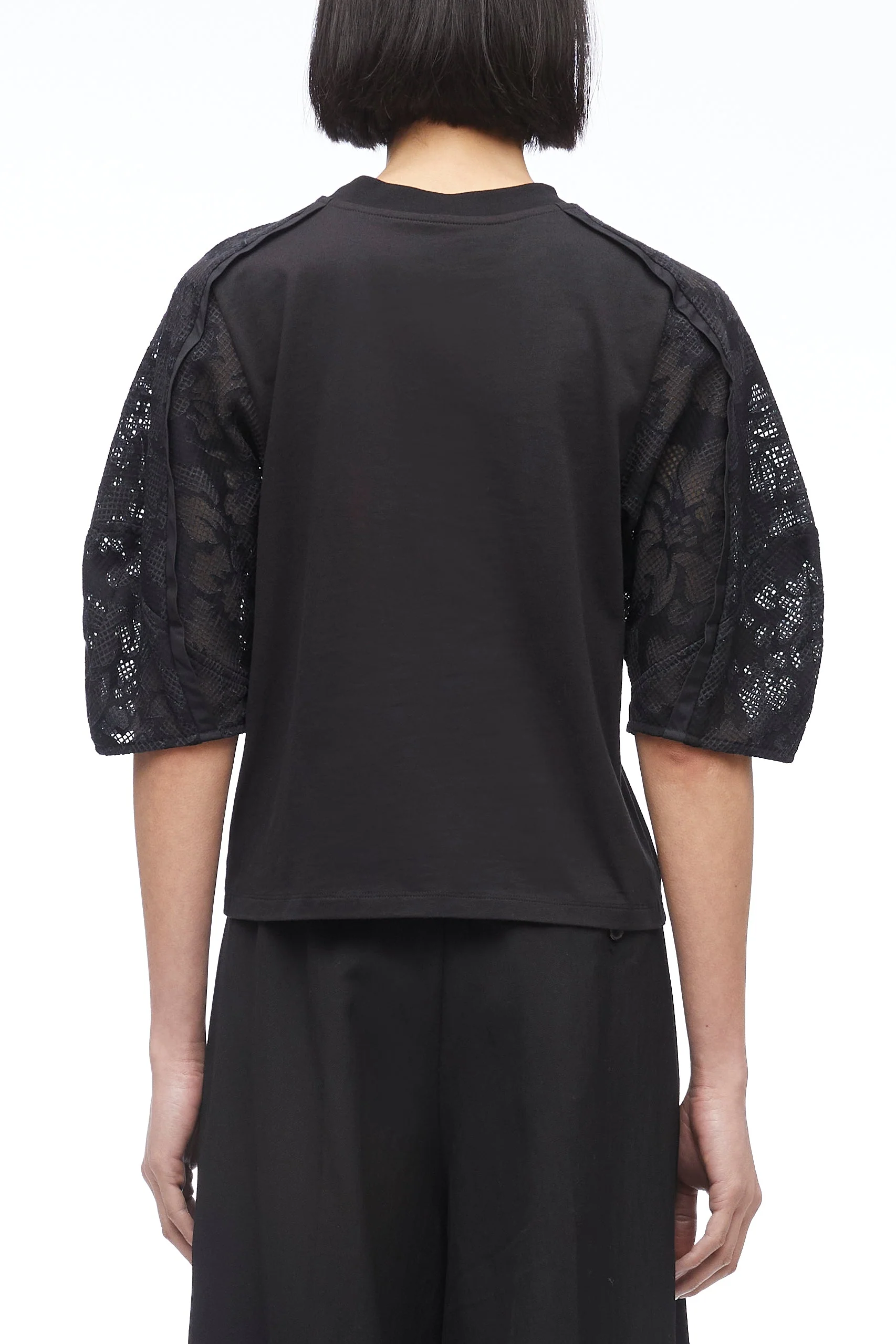 Bonded Lace Combo T-Shirt - Image 8