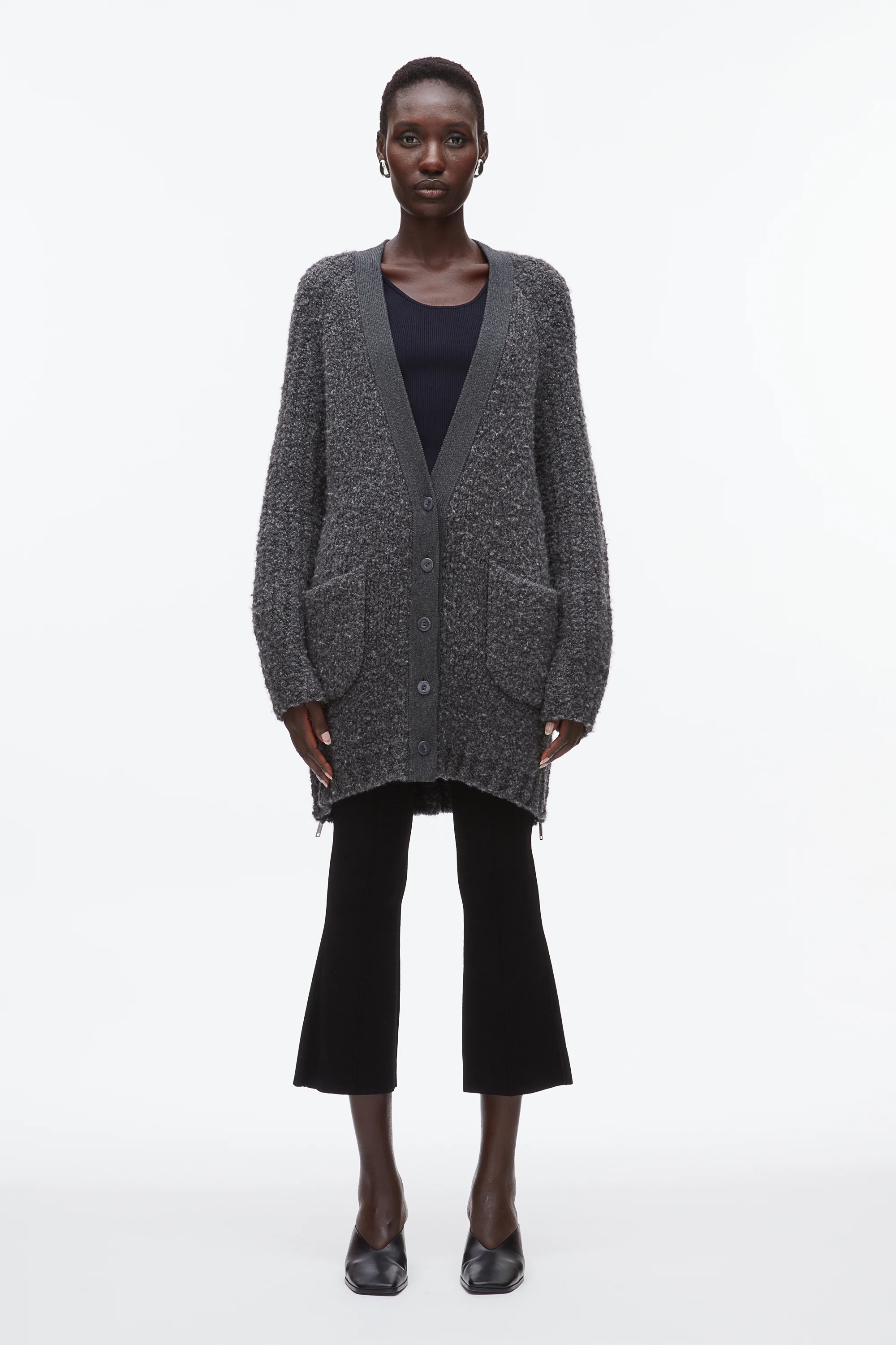 Boucle Cardigan Coat - Image 3