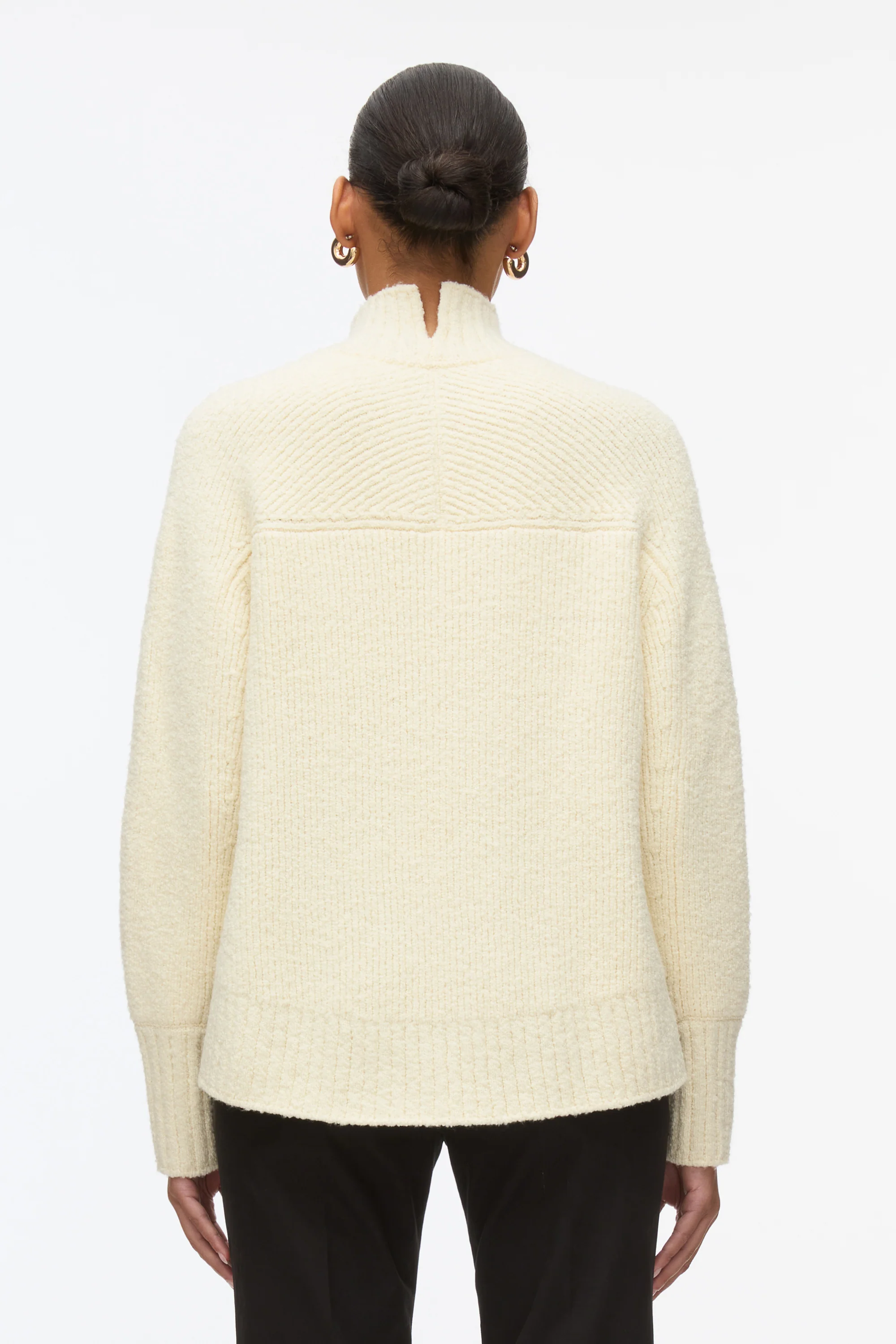 Chainlink Bouclé Turtleneck Pullover - Image 10
