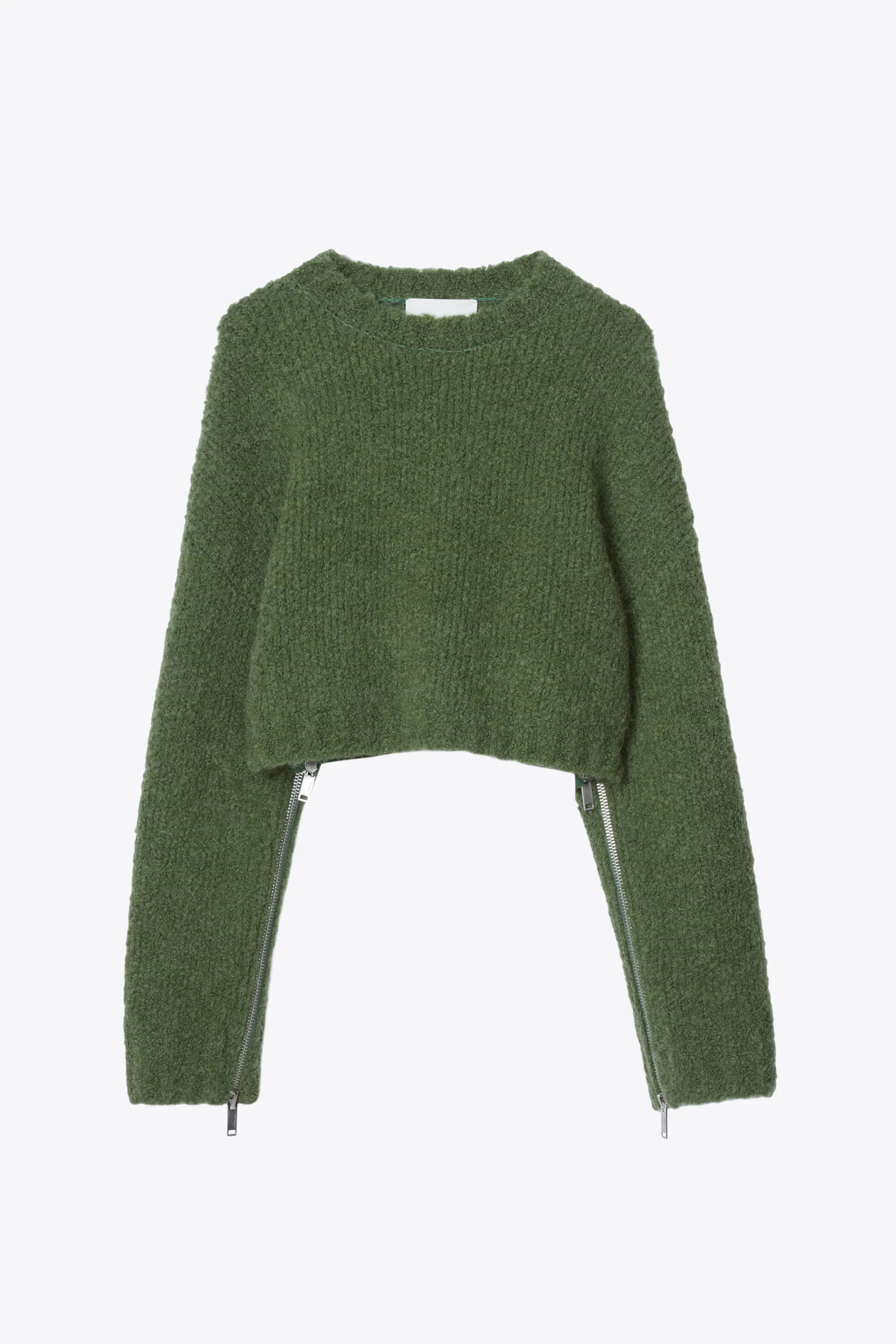 Boucle Zipper Crewneck - Image 13