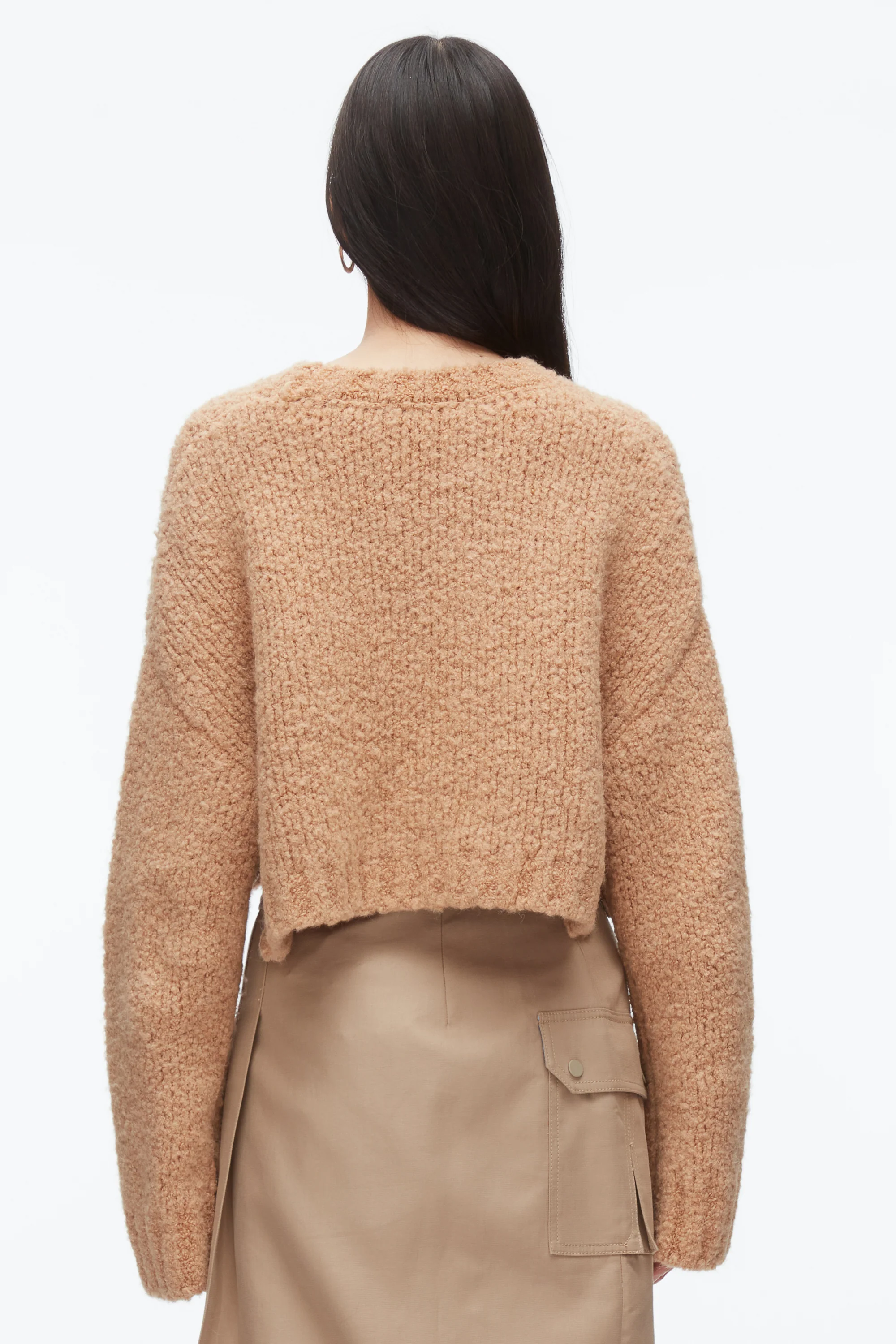 Boucle Zipper Crewneck - Image 11