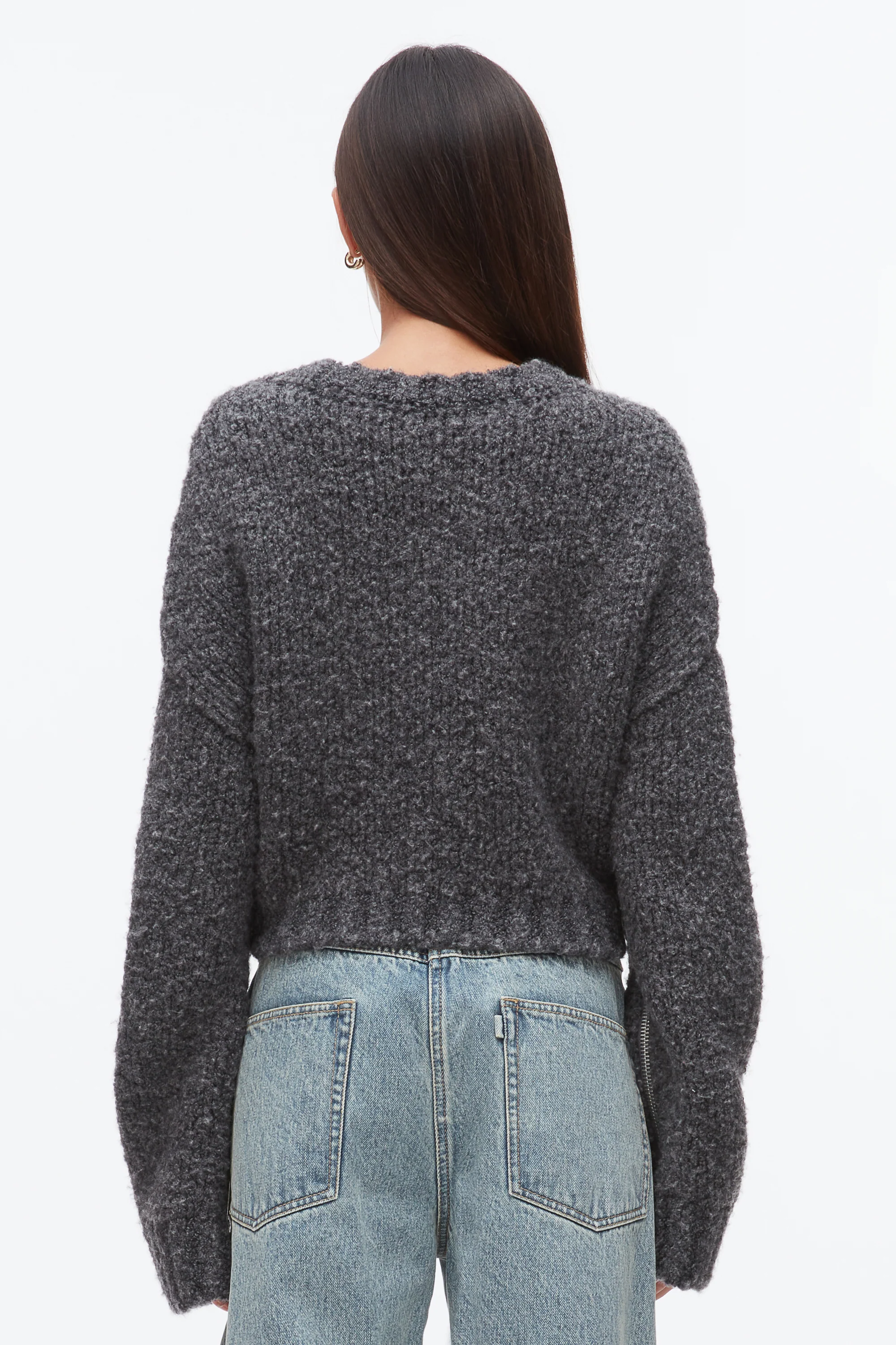 Boucle Zipper Crewneck - Image 5