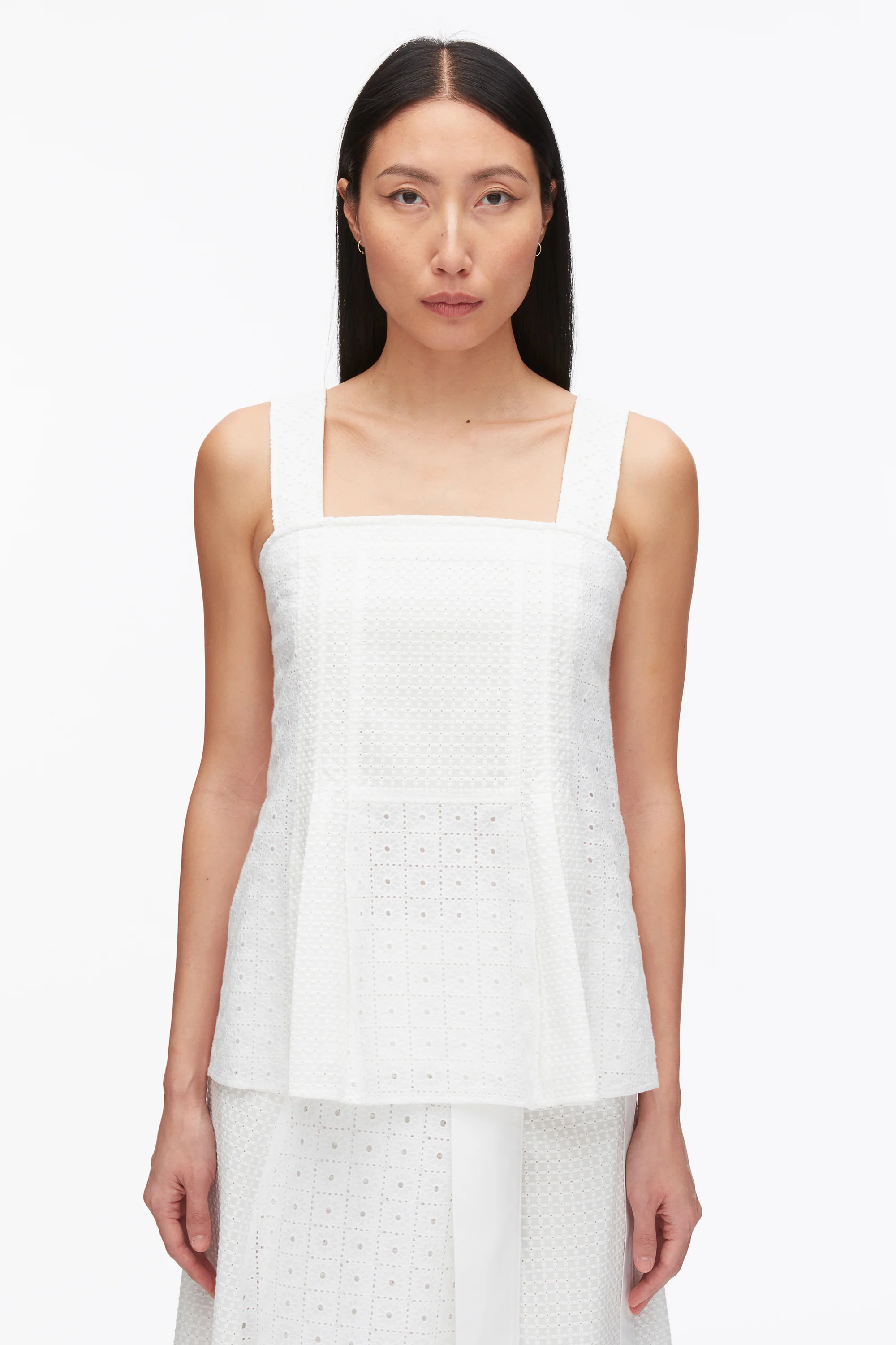 Broderie Anglaise Patchwork Cami - Image 3