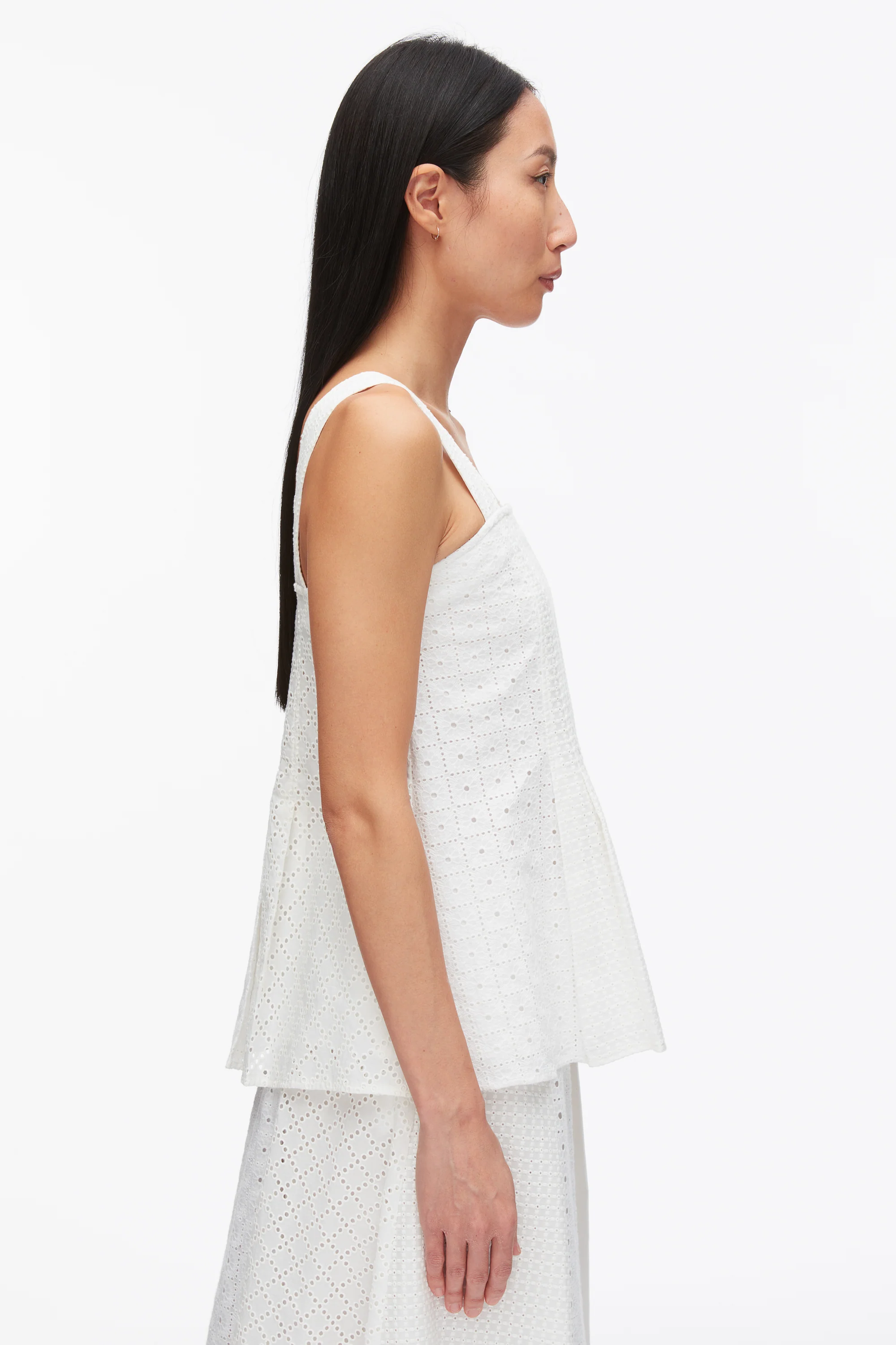 Broderie Anglaise Patchwork Cami - Image 4
