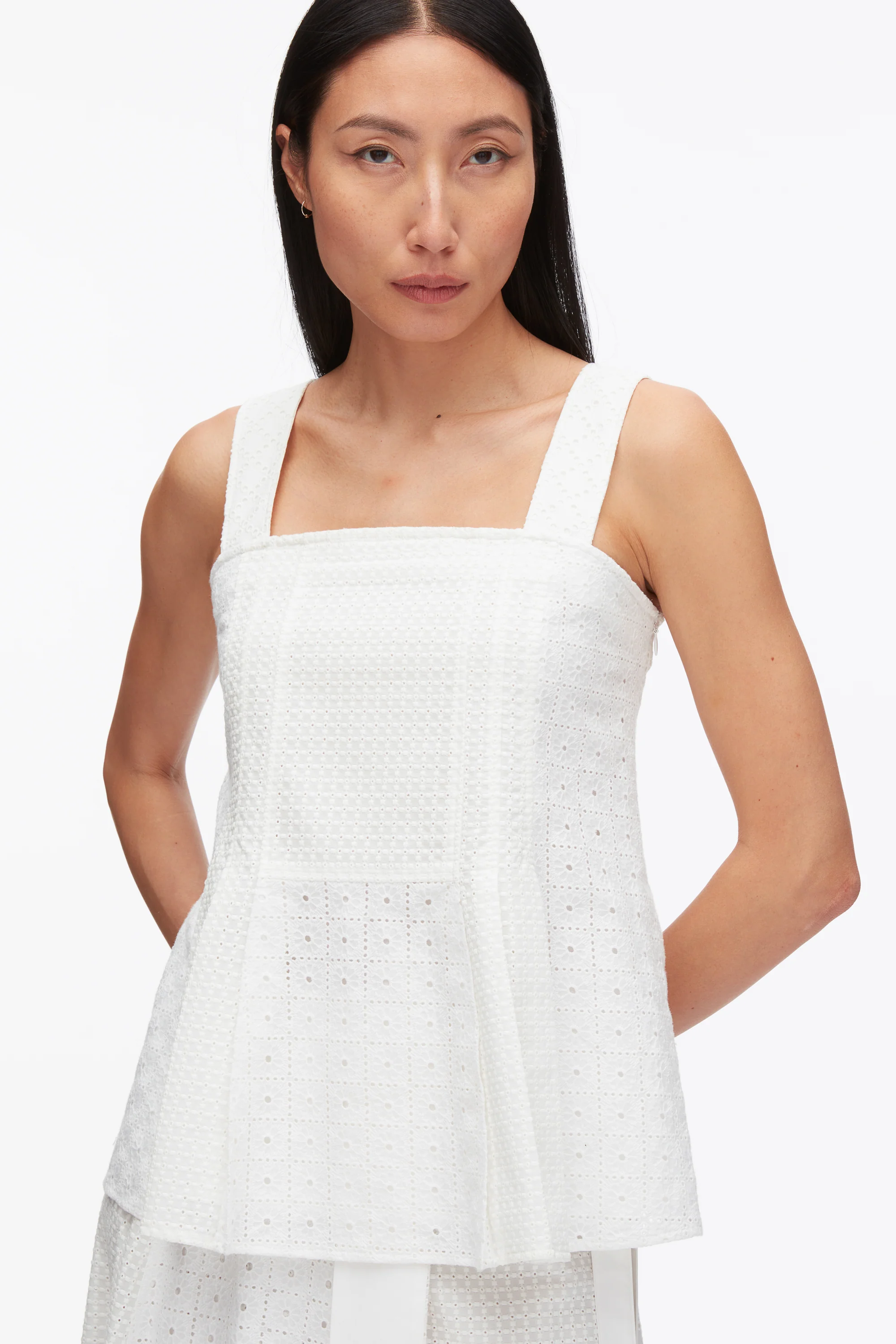 Broderie Anglaise Patchwork Cami - Image 6