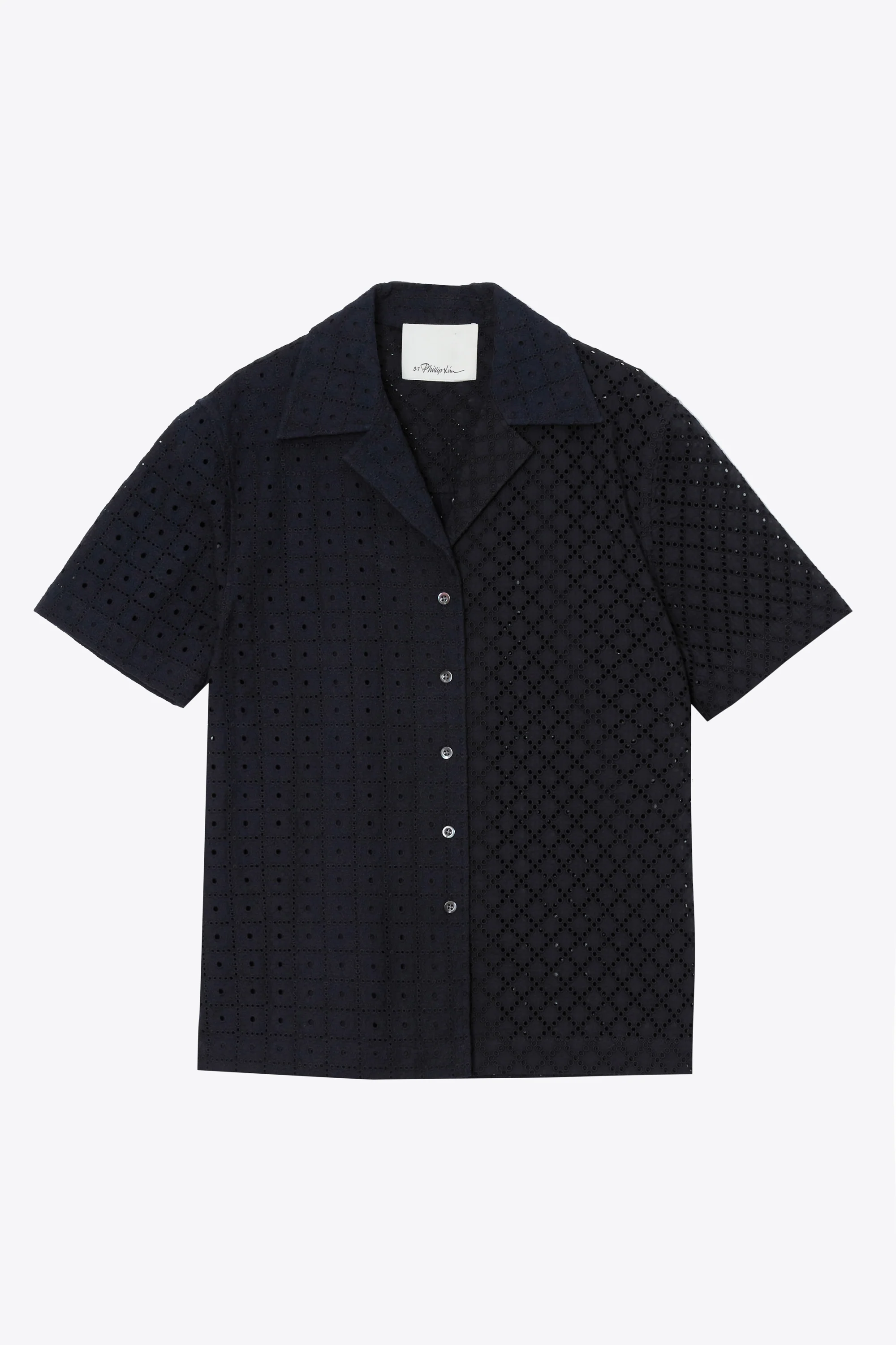 Broderie Anglaise Patchwork Camp Shirt - Image 14