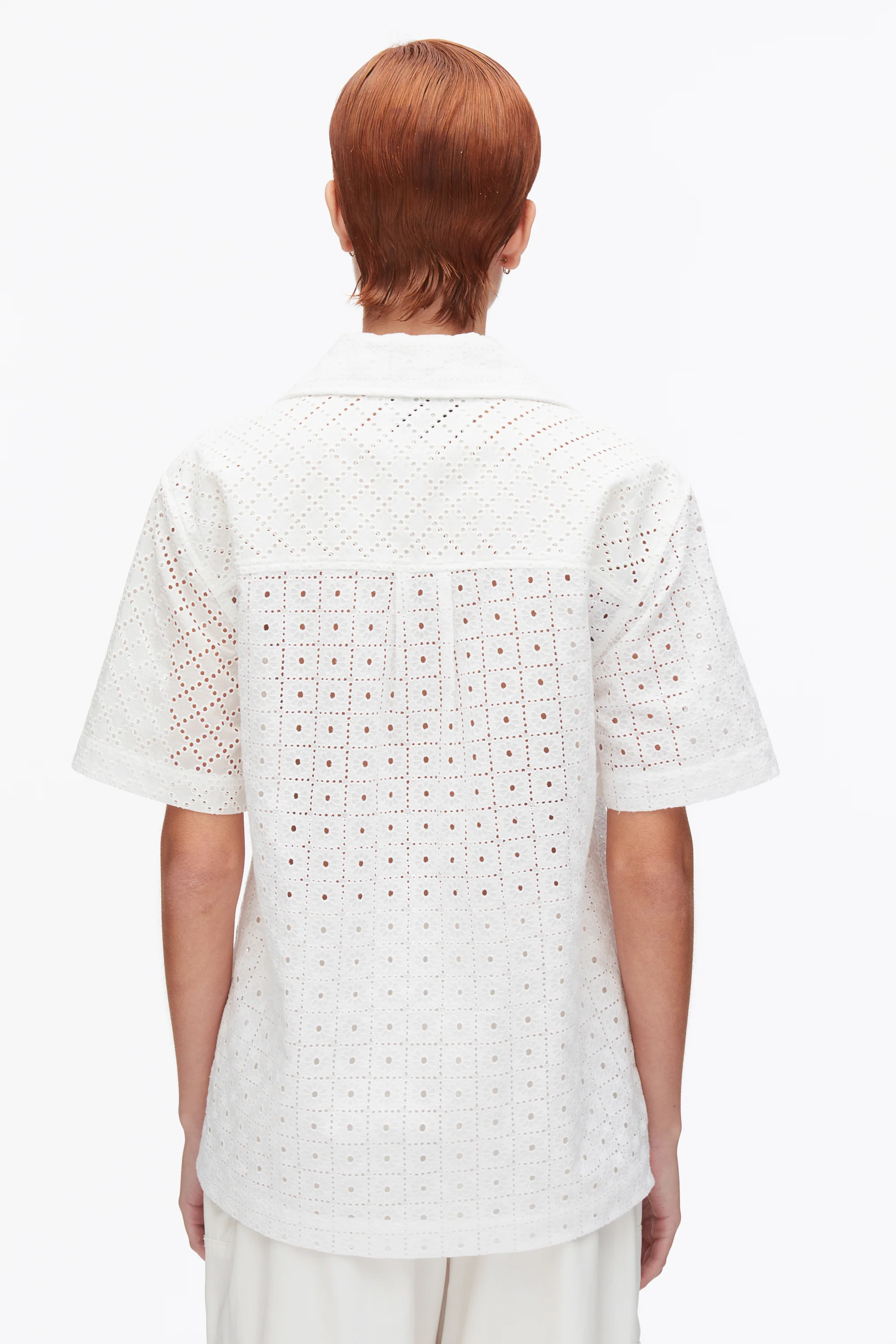 Broderie Anglaise Patchwork Camp Shirt - Image 5