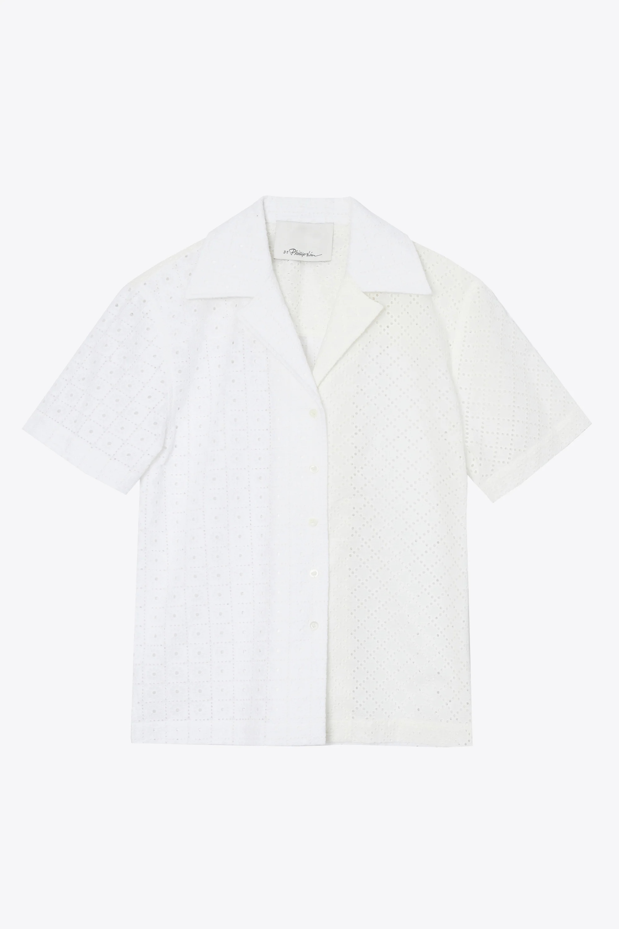 Broderie Anglaise Patchwork Camp Shirt - Image 7