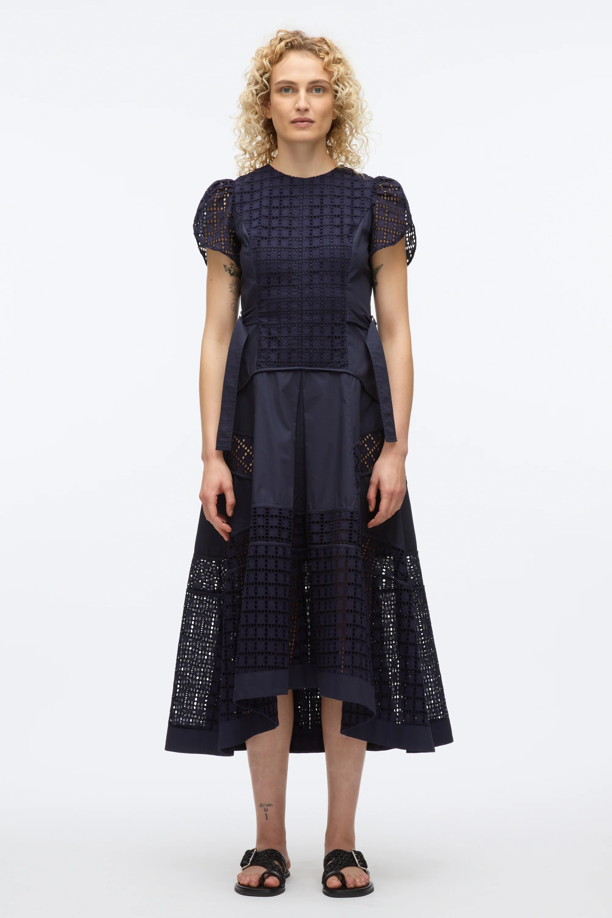 Broderie Anglaise Tulip Dress - Image 2