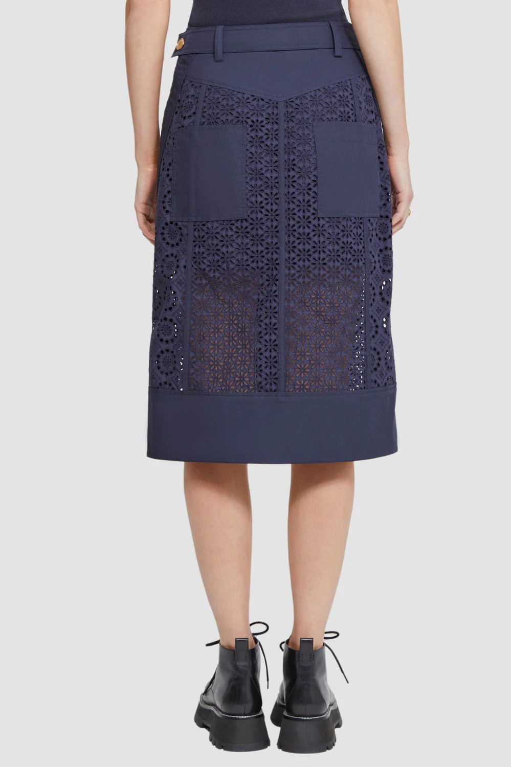 Broderie Anglaise Utility Skirt - Image 5