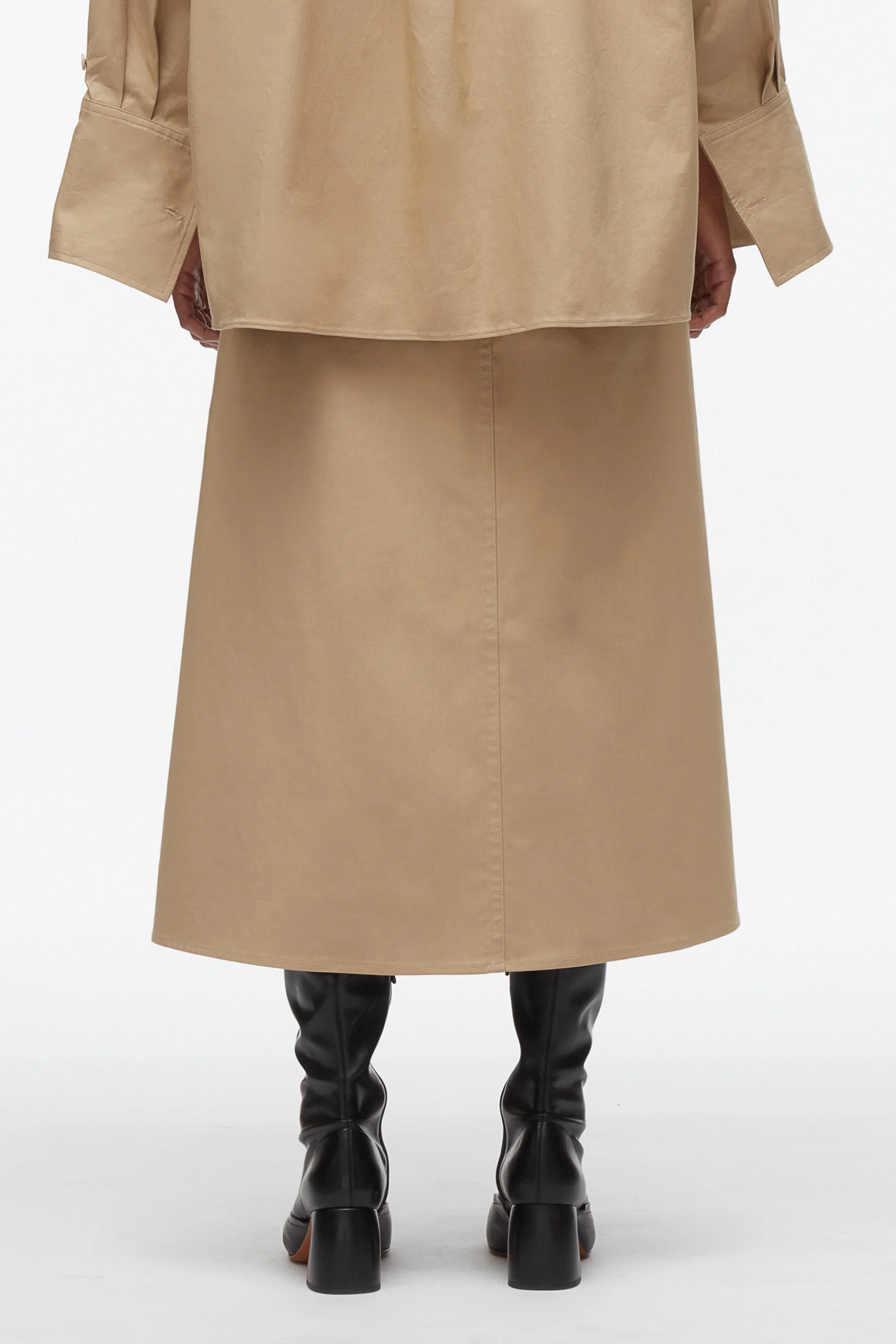 Buttoned Side Utility Skirt - Image 5