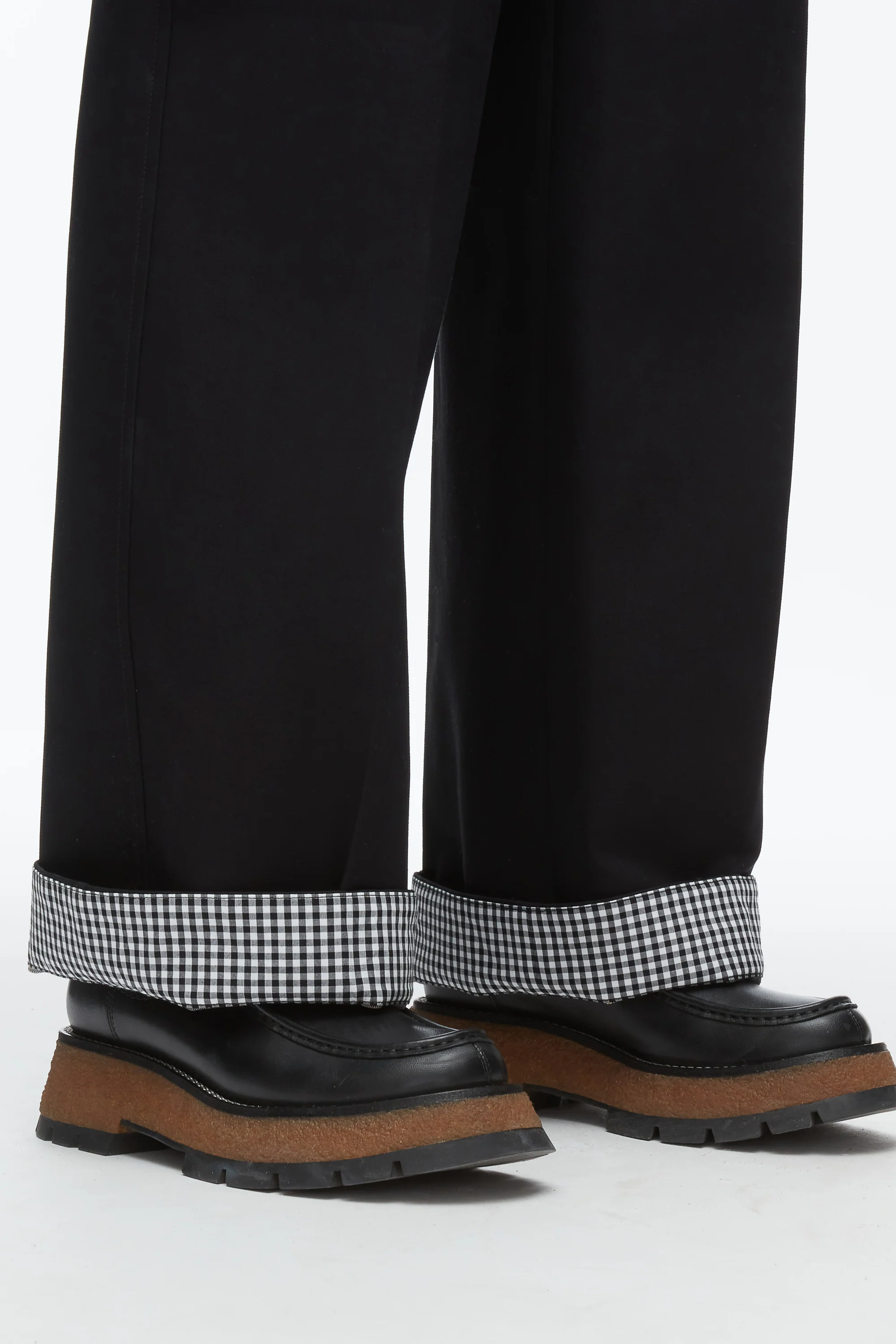 Carpenter Cargo Pants with Plaid Cuffs - Image 14