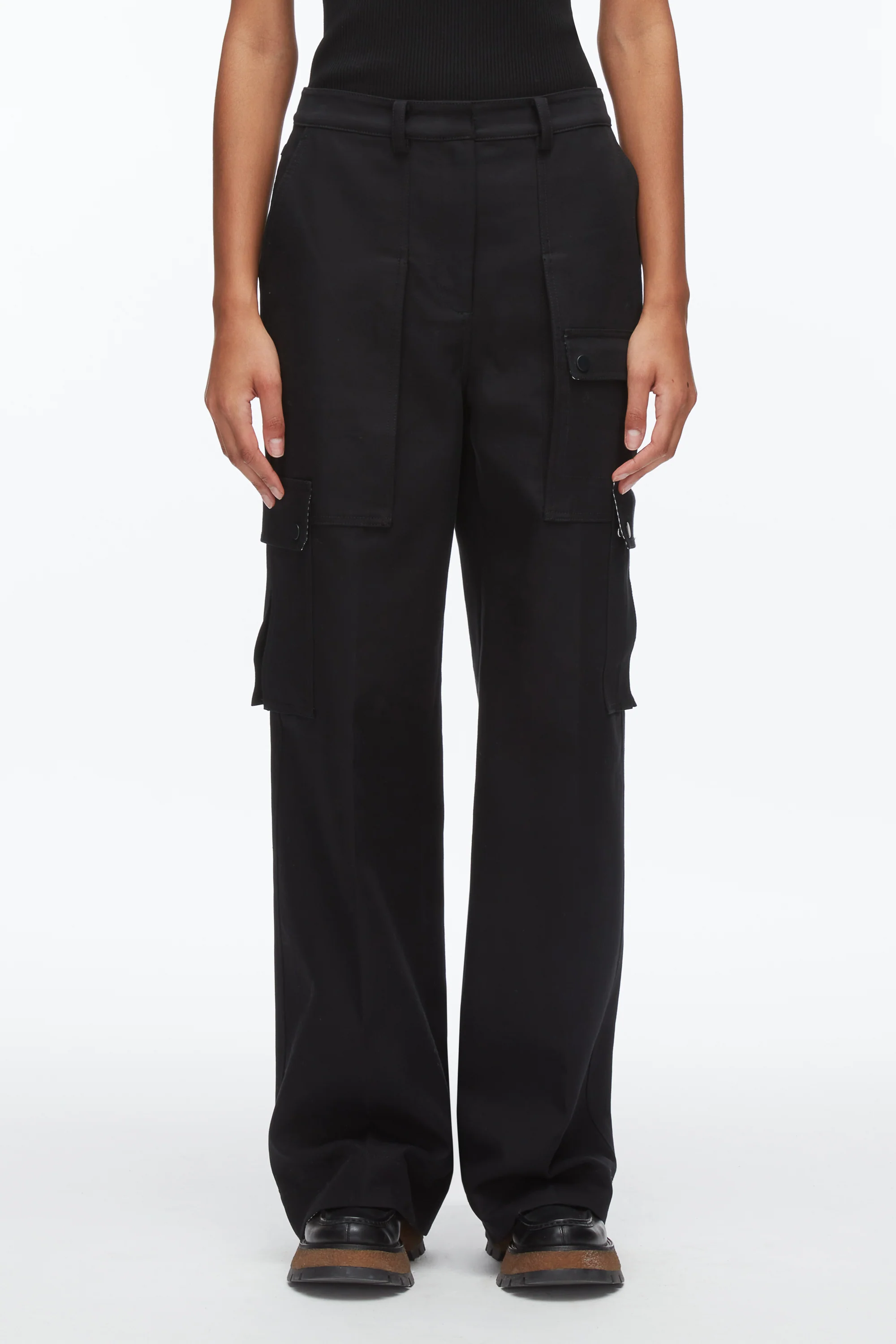 Carpenter Cargo Pants with Plaid Cuffs - Image 16