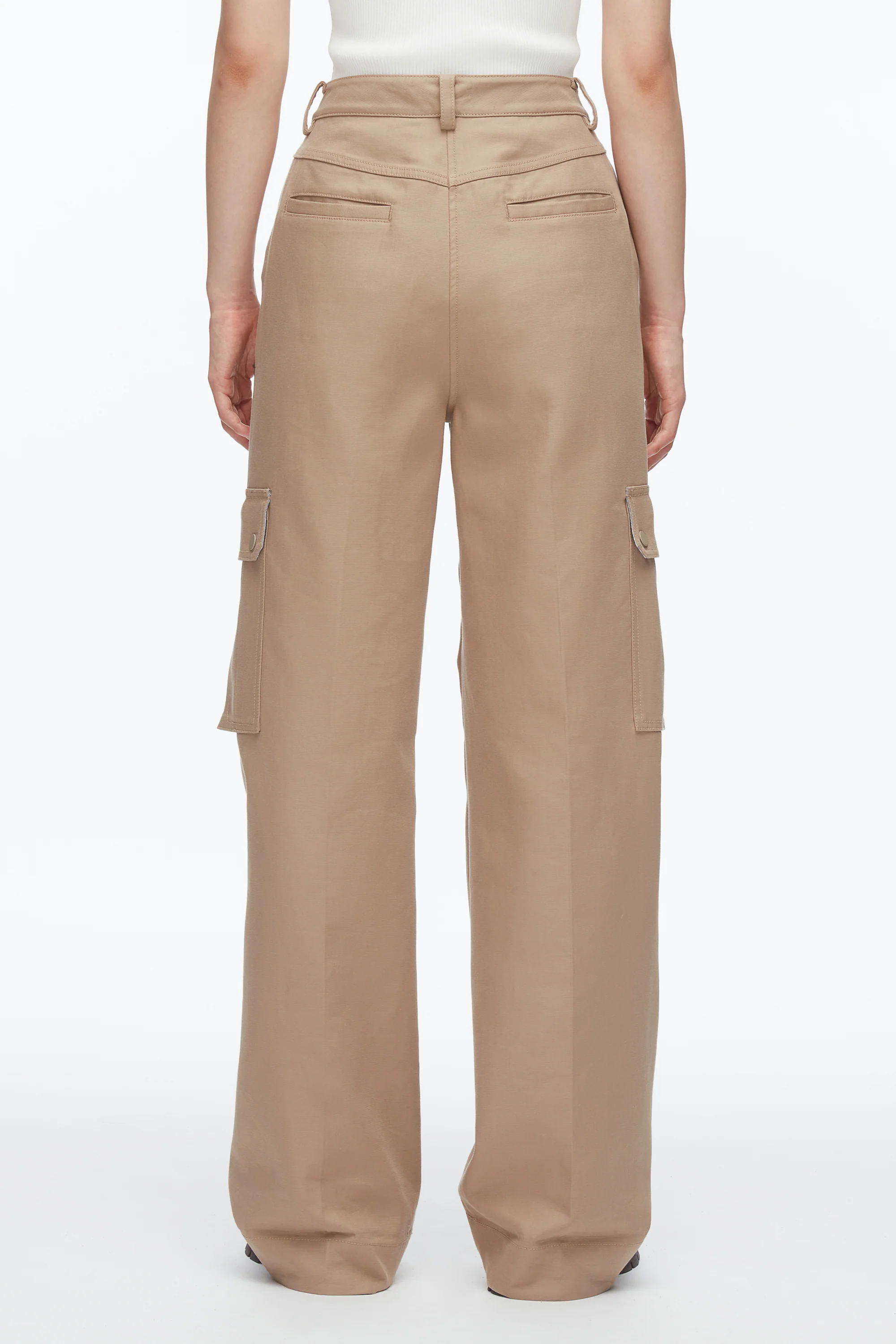 Carpenter Cargo Pants with Plaid Cuffs - Image 5