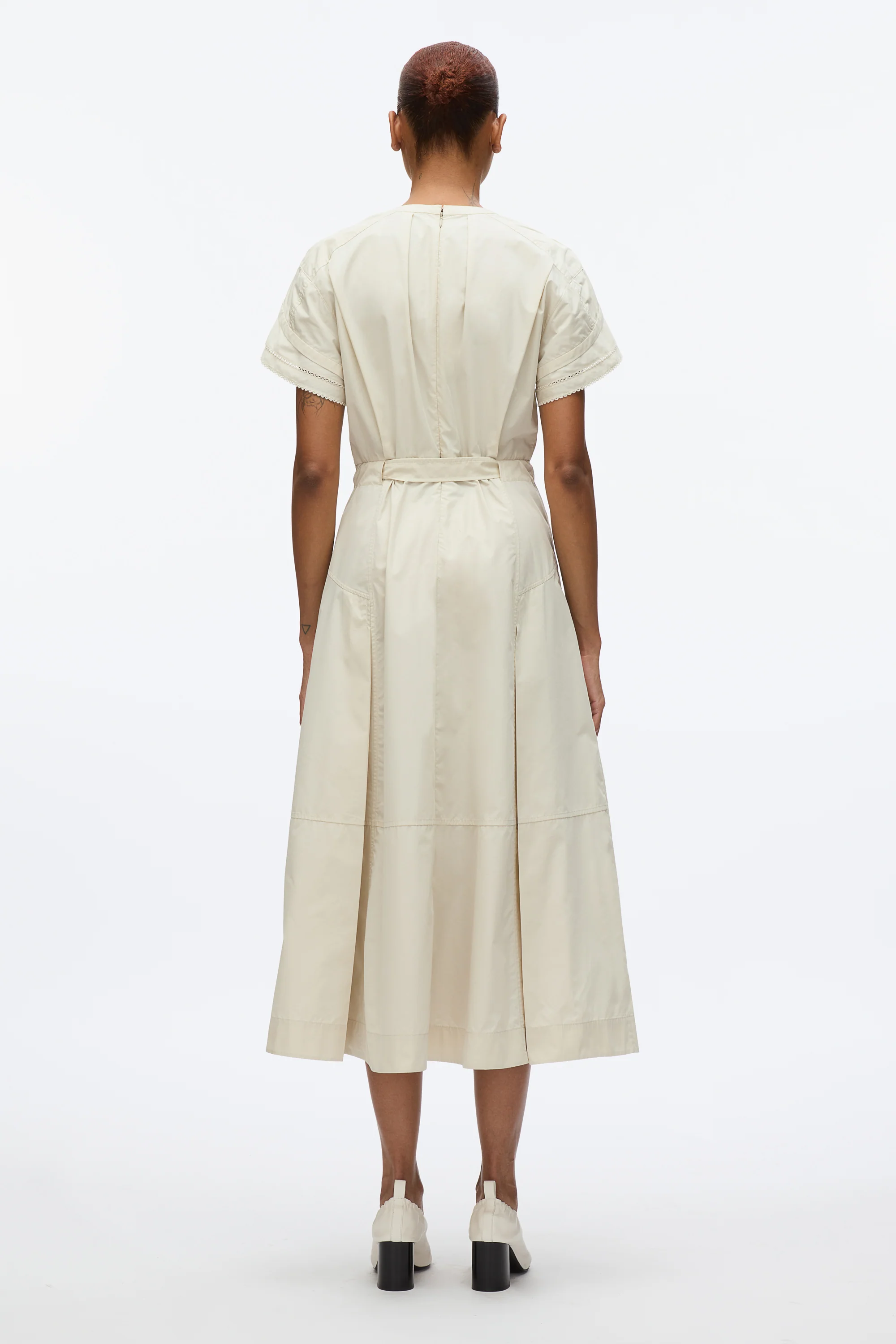 Cascade Petal Sleeve Shirt Dress - Image 6