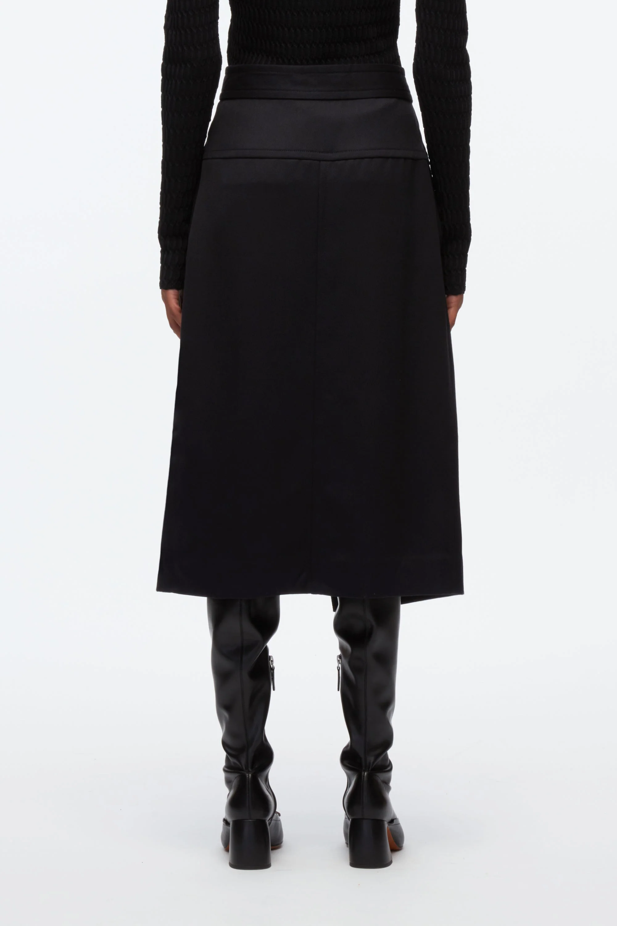 Cavalry Twill Wrap Skirt - Image 4