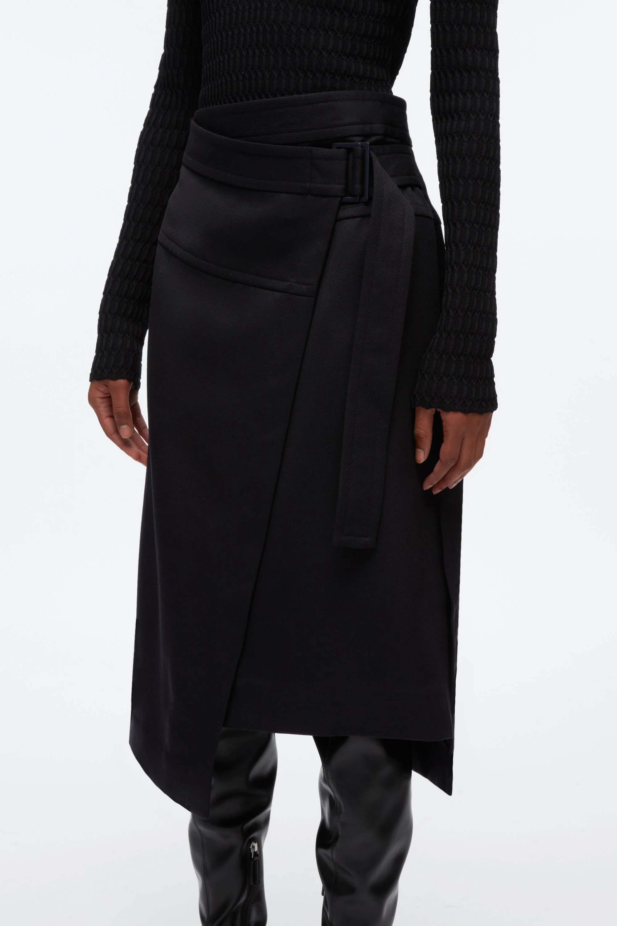 Cavalry Twill Wrap Skirt - Image 5