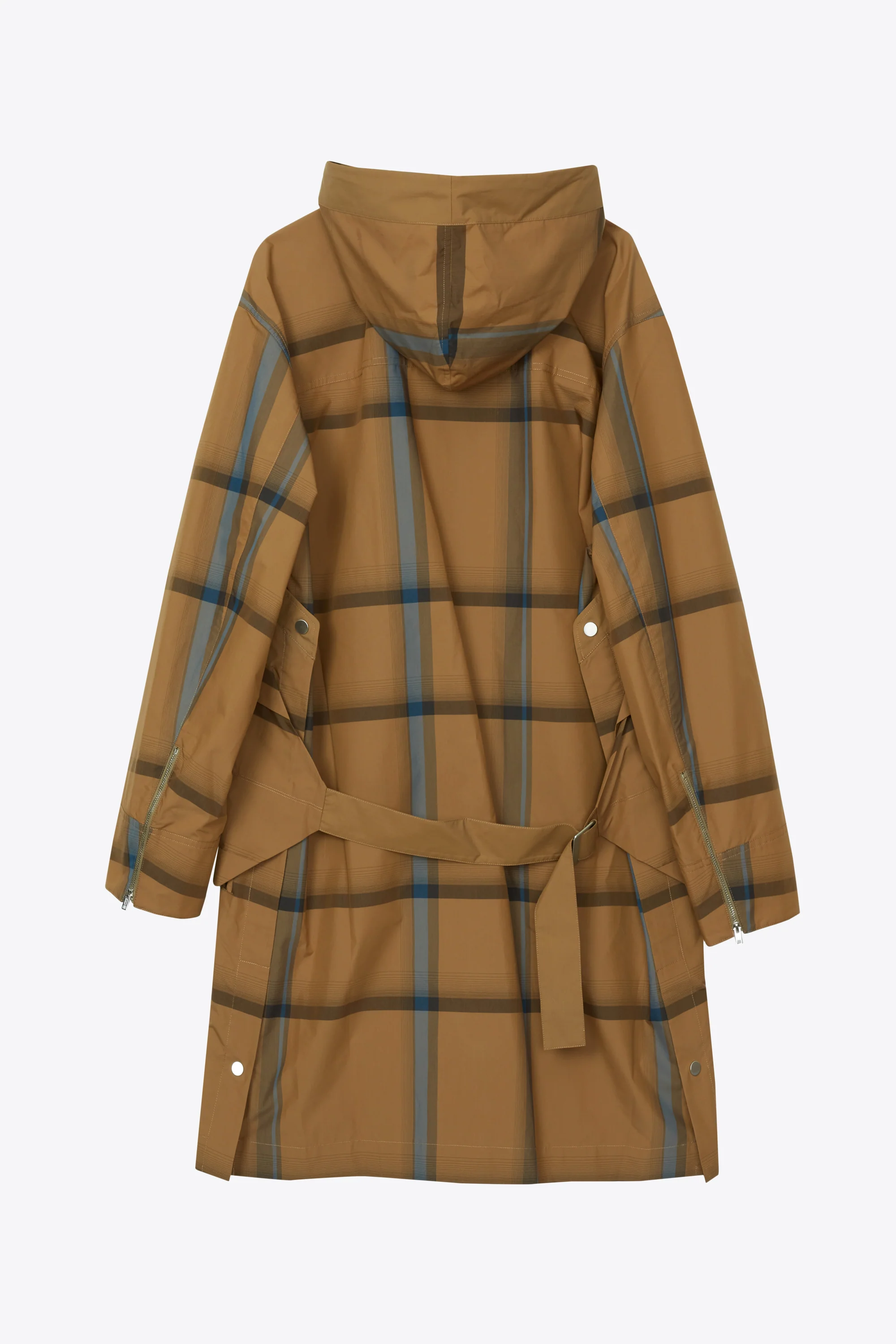 Check Hooded Parka - Image 2