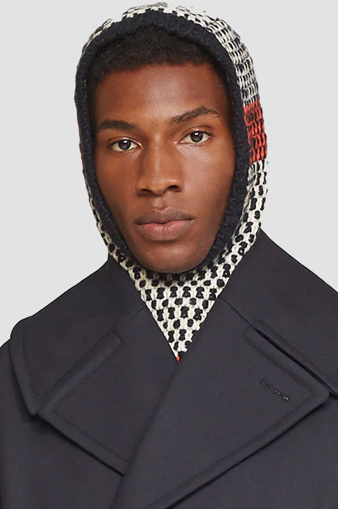 Chevron Jacquard Balaclava